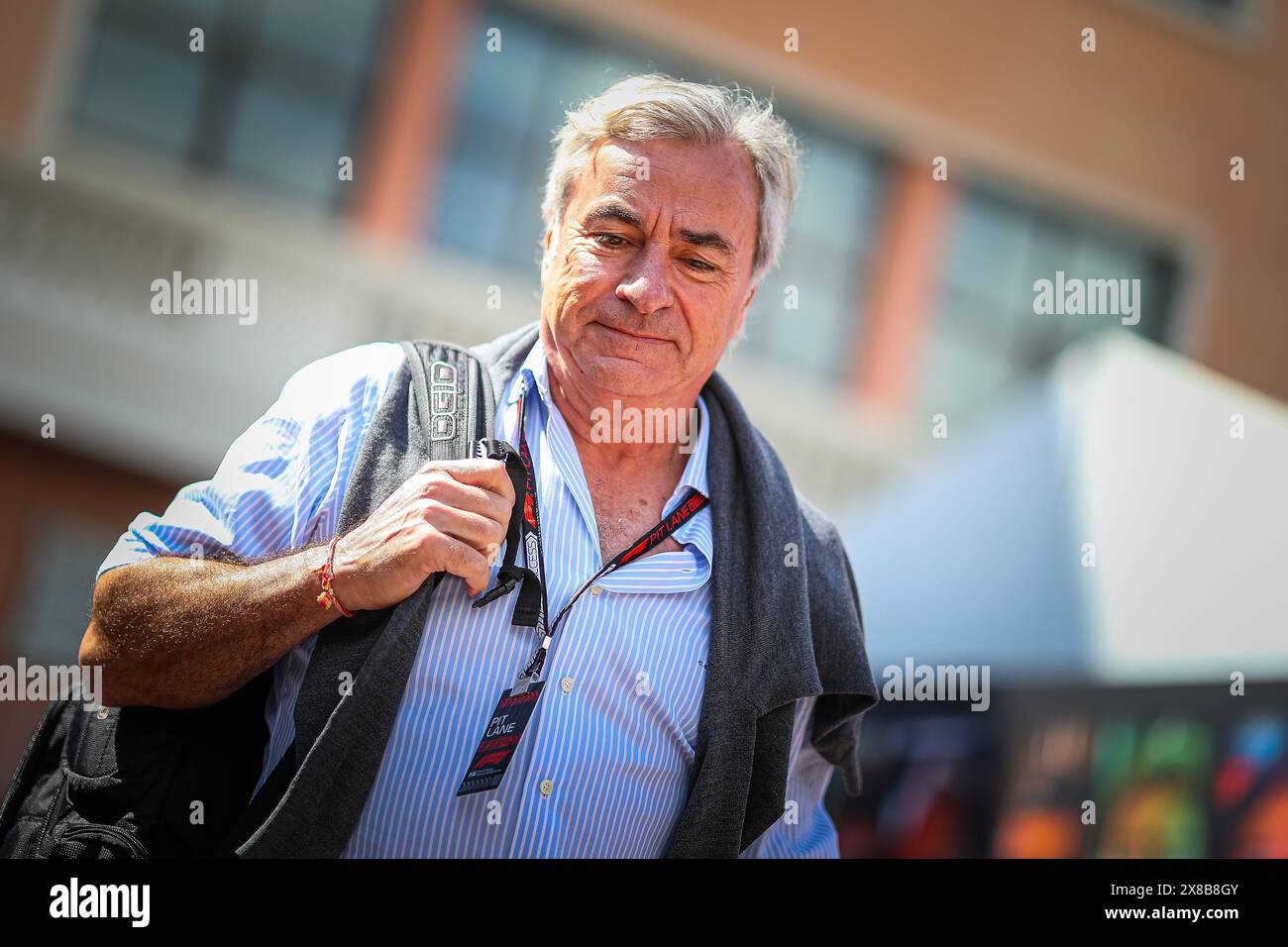 Monaco, Fürstentum Monaco. Mai 2024. Carlos Sainz SR, ehemaliger Rallye-Weltmeister mit Toyota und Vater von Carlos Sainz JR, während des GP von Monaco, 23-26. Mai 2024 Montecarlo, Formel-1-Weltmeisterschaft 2024. Quelle: Unabhängige Fotoagentur/Alamy Live News Stockfoto