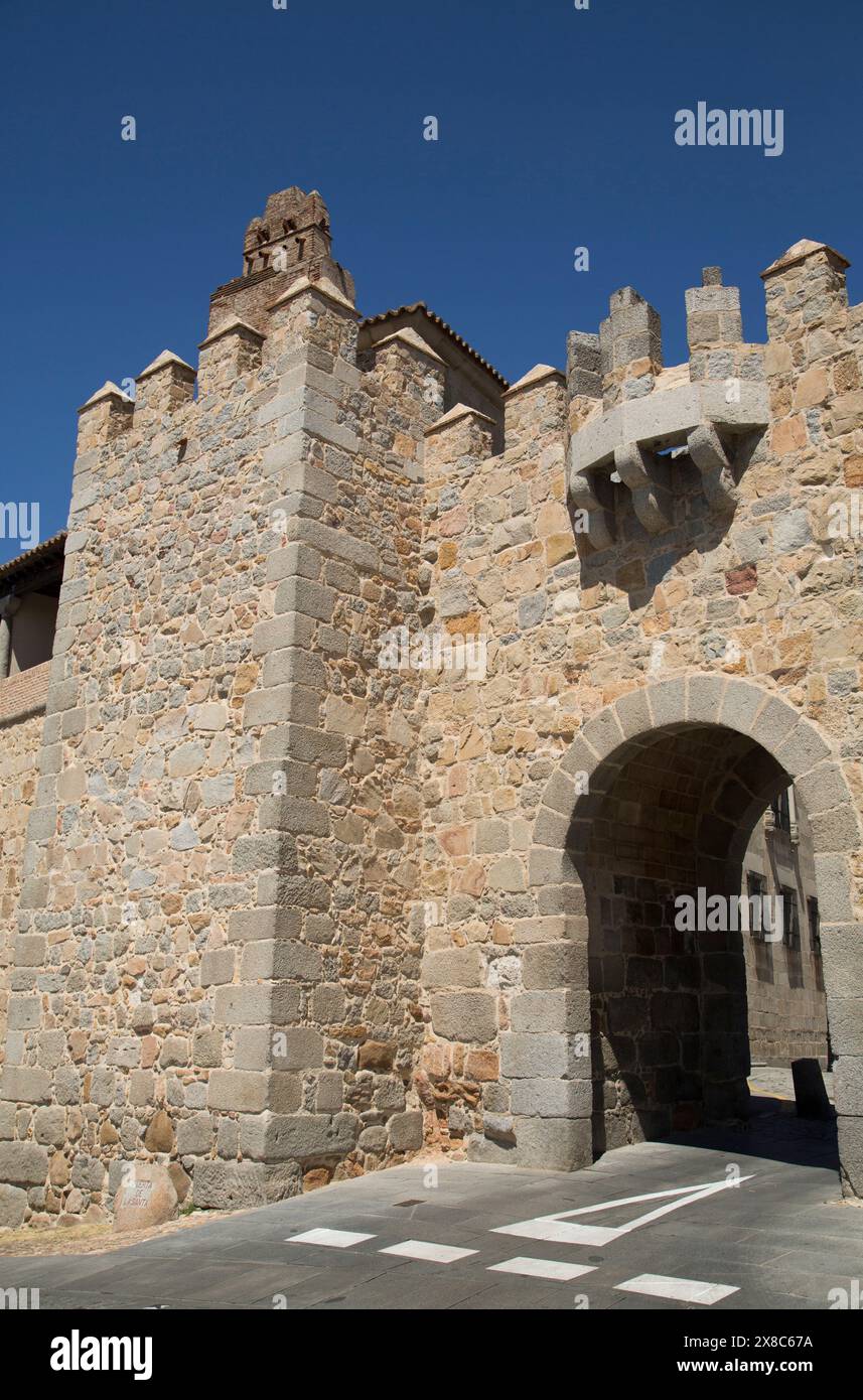 Puerta de Santa Teresa, Avila, UNESCO-Weltkulturerbe, Spanien Stockfoto