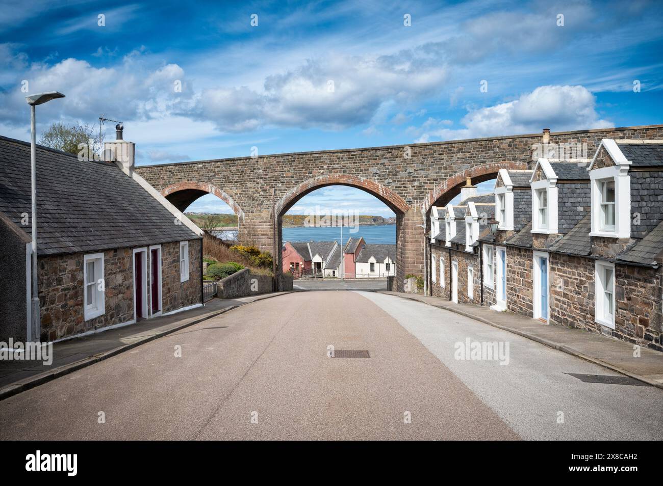 Die heutigen Abenteuer waren umfangreich! Der erste Job des Tages war in Cullen weit draußen in Moray, bevor es zurück nach Dingwall ging und dann Inverness... Ich bin j Stockfoto