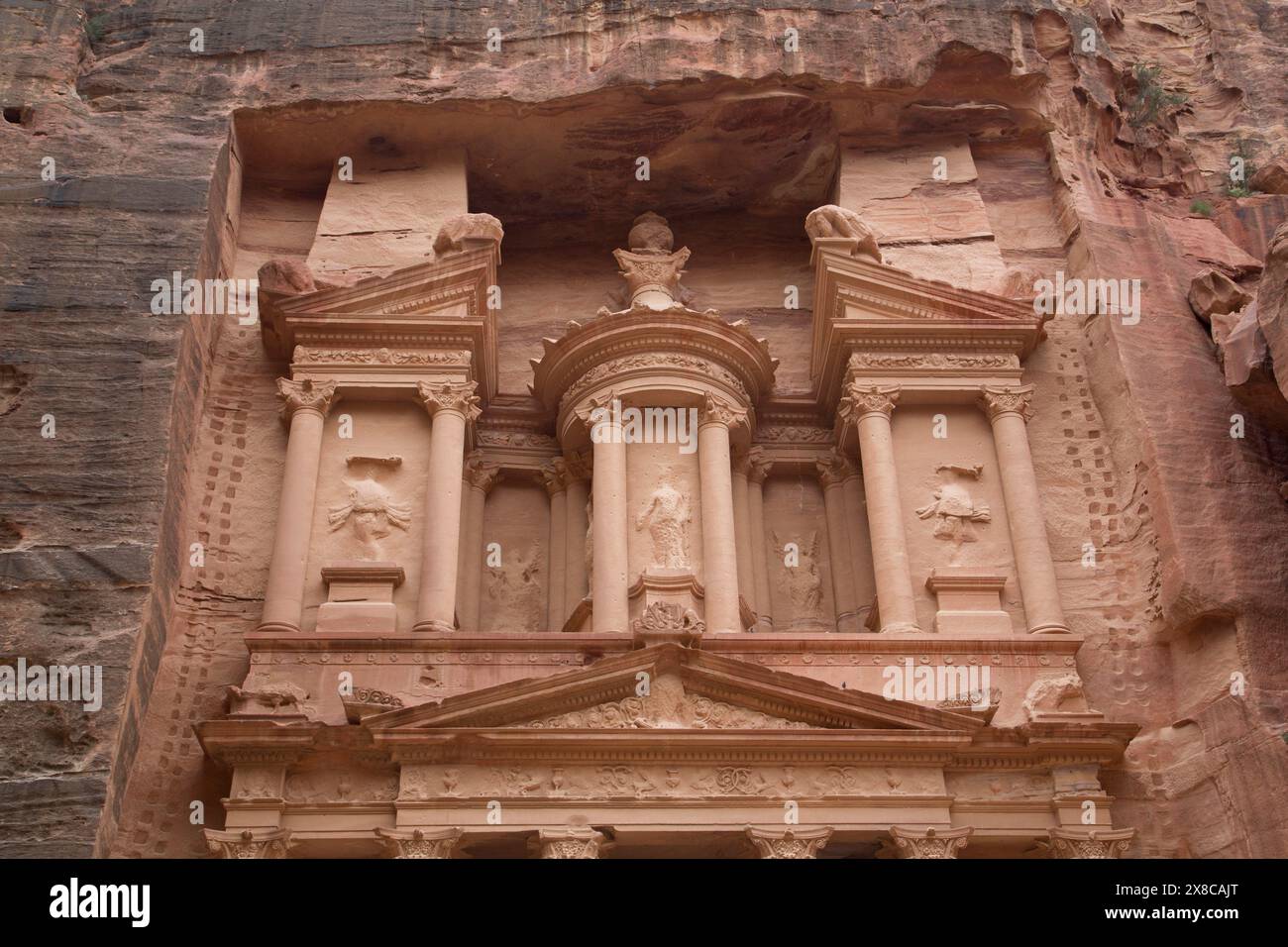 Das Finanzministerium, Petra, Jordanien Stockfoto