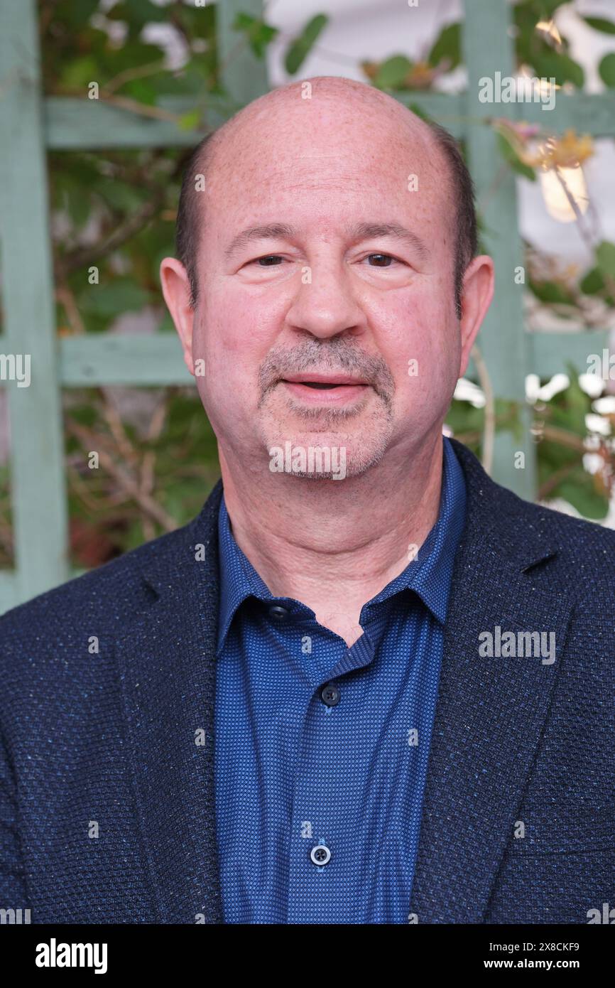 Hay Festival, Hay on Wye, Powys, Wales, Großbritannien – Freitag, 24. Mai 2024 – Michael E Mann Klimatologe und Geophysiker bei Hay spricht über sein neuestes Buch Our Fragile Moment – Photo Steven May / Alamy Live News Stockfoto