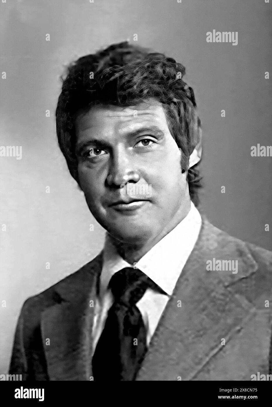 Lee Majors. Porträt des amerikanischen Schauspielers Lee Majors (* Harvey Lee Yeary, 1939), Publicity still Owen Marshall, 1973 Stockfoto