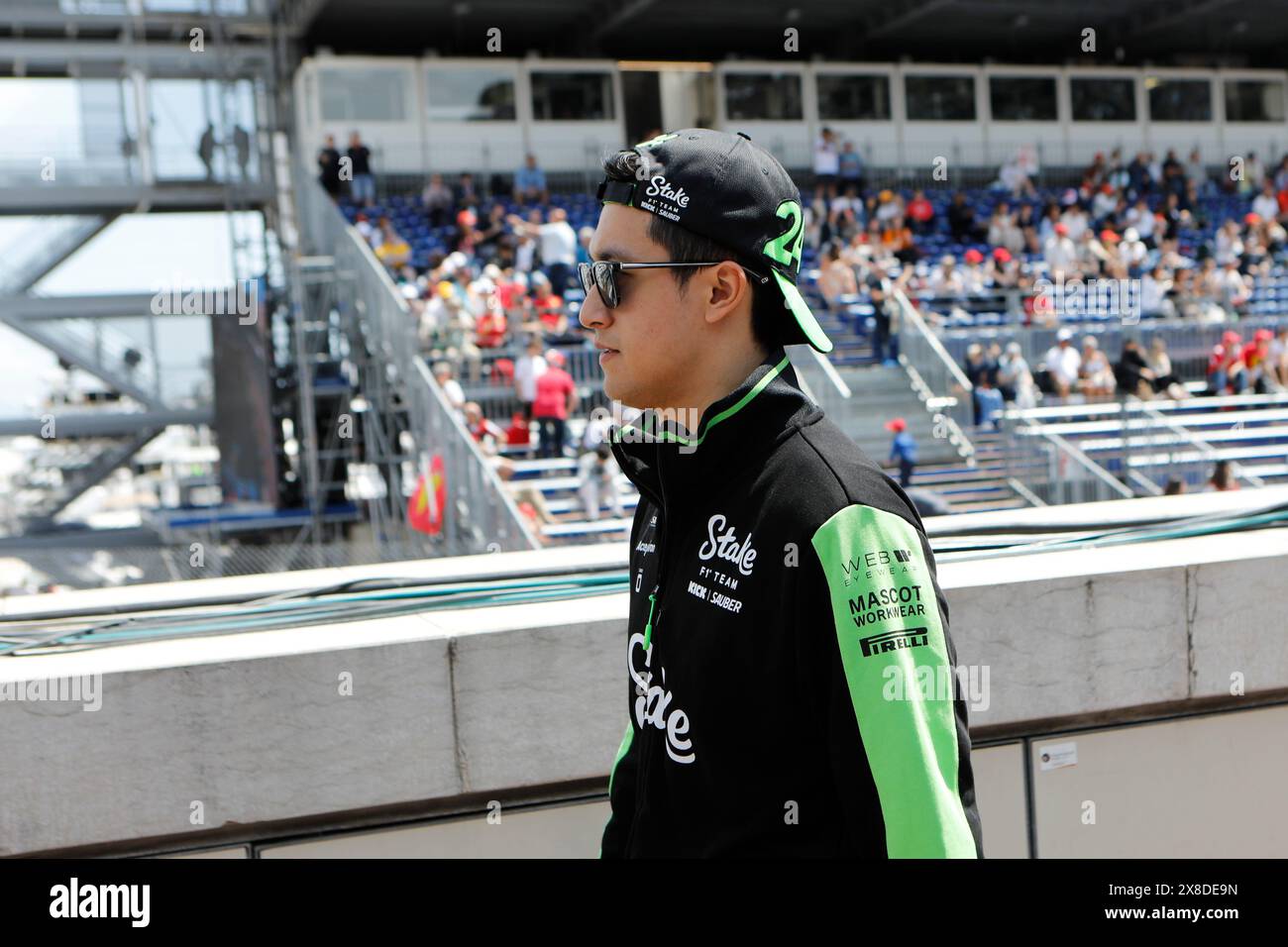 Monte Carlo, Fürstentum Monaco. Mai 2024. Formel 1 Grand Prix de Monaco auf dem Circuit de Monaco in Monte Carlo. Im Bild: Zhou Guanyu (CHN) vom Stake F1 Team Kick sauber © Piotr Zajac/Alamy Live News Stockfoto