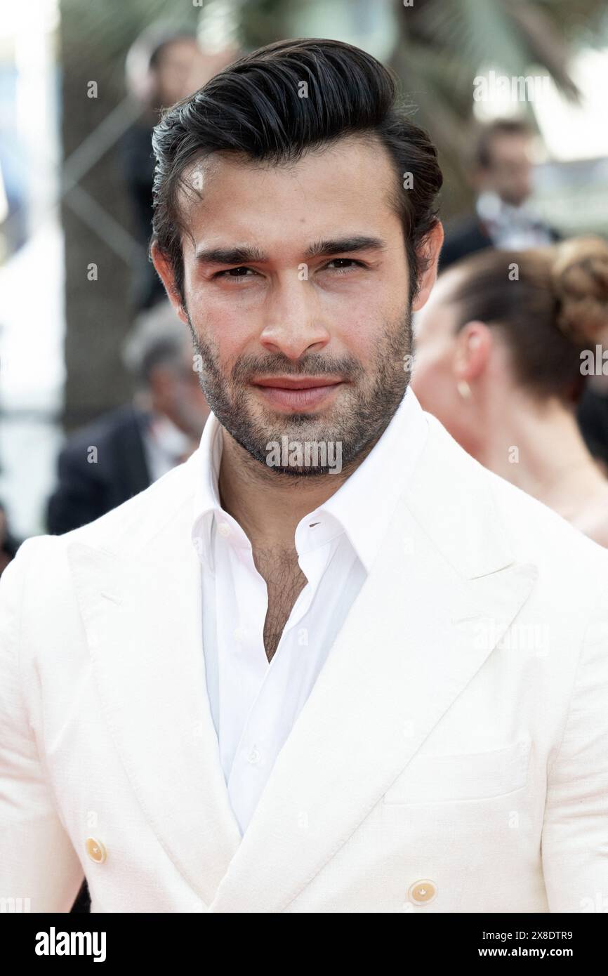 Cannes, Frankreich. Mai 2024. Sam Asghari besucht den Roten Teppich La Plus Precieuse des Marchandises (die kostbarste aller Güter) beim 77. Jährlichen Filmfestival in Cannes im Palais des Festivals am 24. Mai 2024. Foto: David NIVIERE/ABACAPRESS. COM Credit: Abaca Press/Alamy Live News Stockfoto