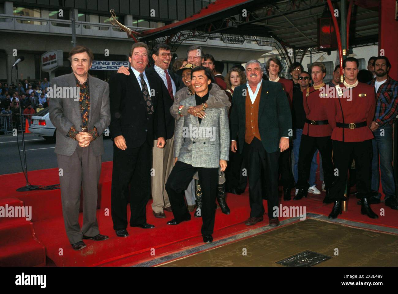 Juli 2005 - L2388. 1991.WILLIAM SHATNER. LEONARD NIMOY. JAMES DOOHAN. WALTER KOENIG. GEORGE TAKEI. NICHELLE NICHOLS. DEFOREST KELLY. JAMESDOOHANRETRO(Credit Image: © JAMES M. KELLY/ZUMA Wire) NUR ZUR REDAKTIONELLEN VERWENDUNG! Nicht für kommerzielle ZWECKE! Stockfoto