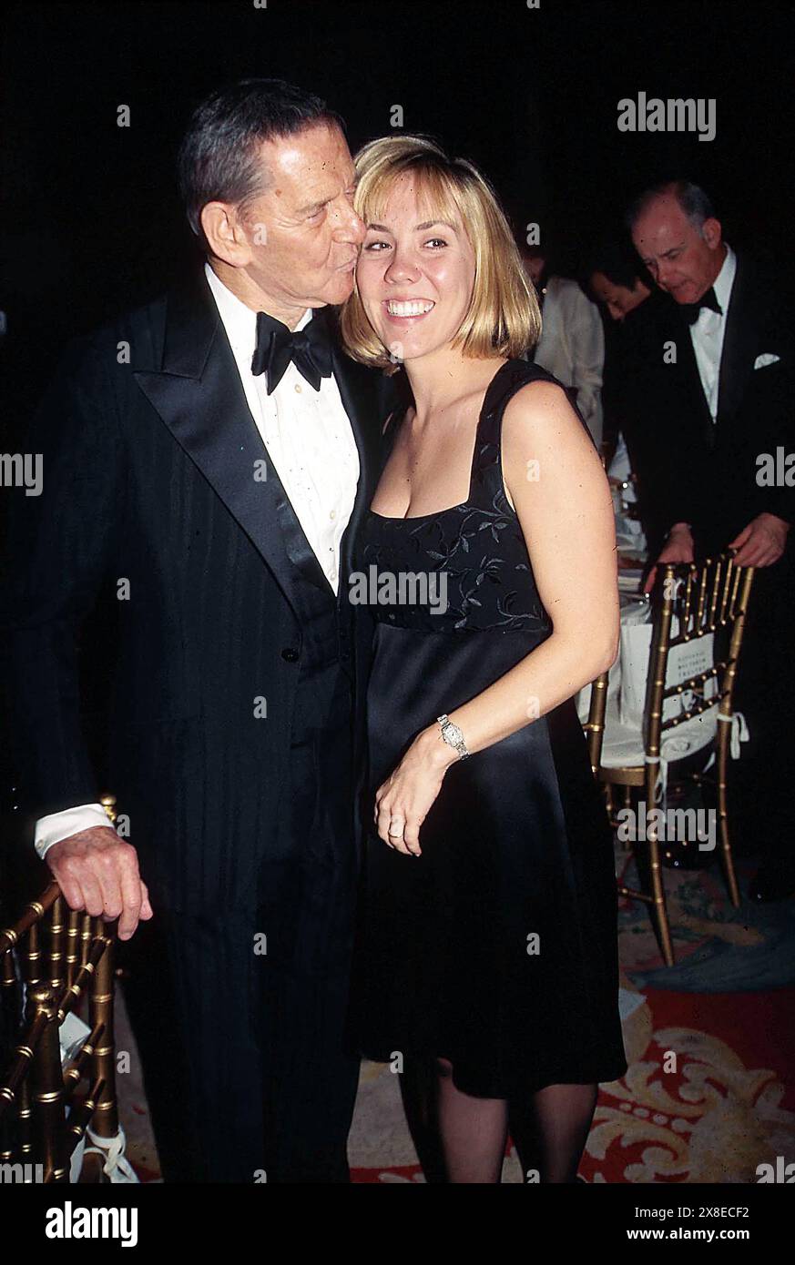 TONY RANDALL UND EHEFRAU HEATHER. JUDIE BURSTEIN/(Credit Image: © JUDIE BURSTEIN/ZUMA Wire) NUR ZUR REDAKTIONELLEN VERWENDUNG! Nicht für kommerzielle ZWECKE! Stockfoto