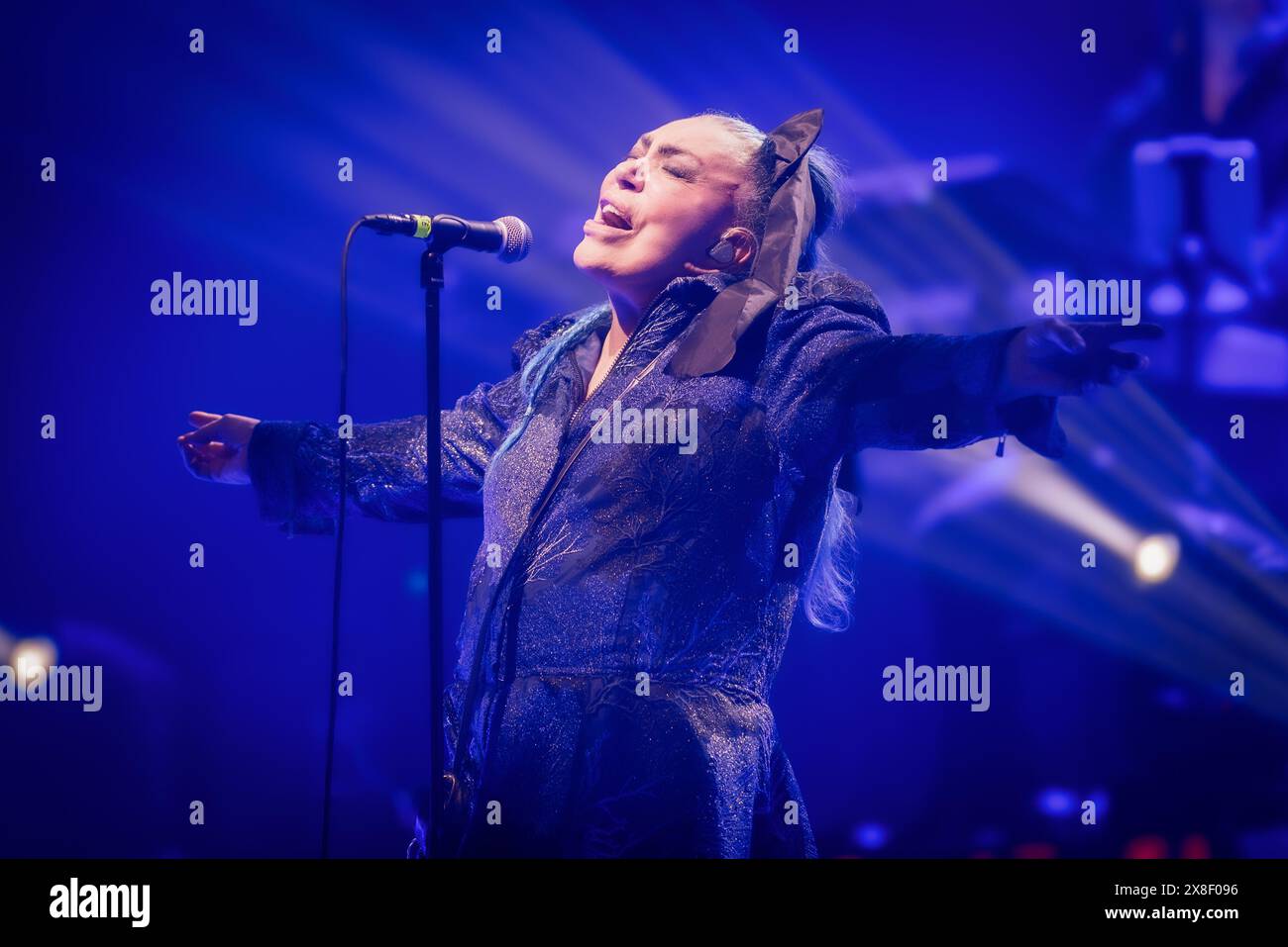 Loredana Bertè in Concerto al Teatro Colosseo di Torino il 24 Maggio 2024 - Foto di Luca Moschini Stockfoto