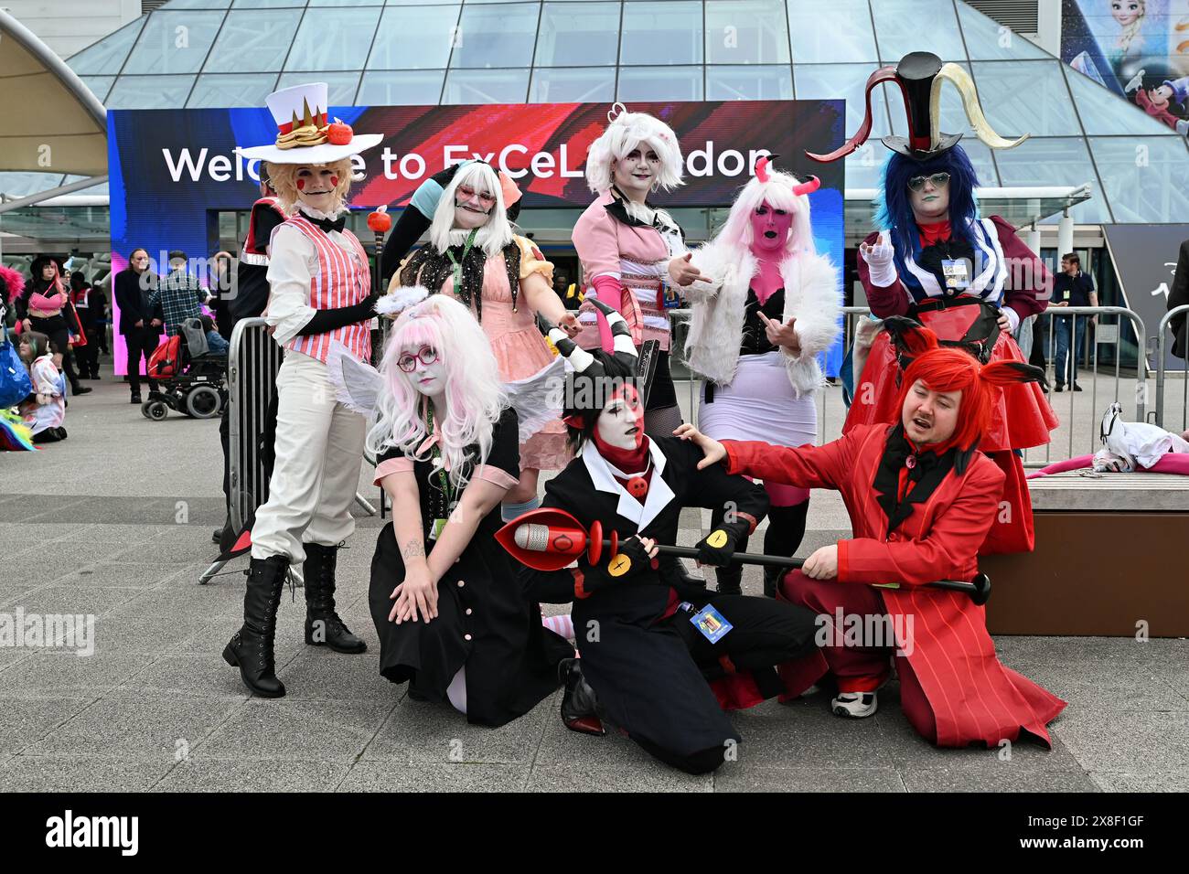 LONDON, ENGLAND - 24. MAI 2024: Hunderte von Fans nehmen an der MCM Comic Con London im Excel London Teil. Quelle: Siehe Li/Picture Capital/Alamy Live News Stockfoto