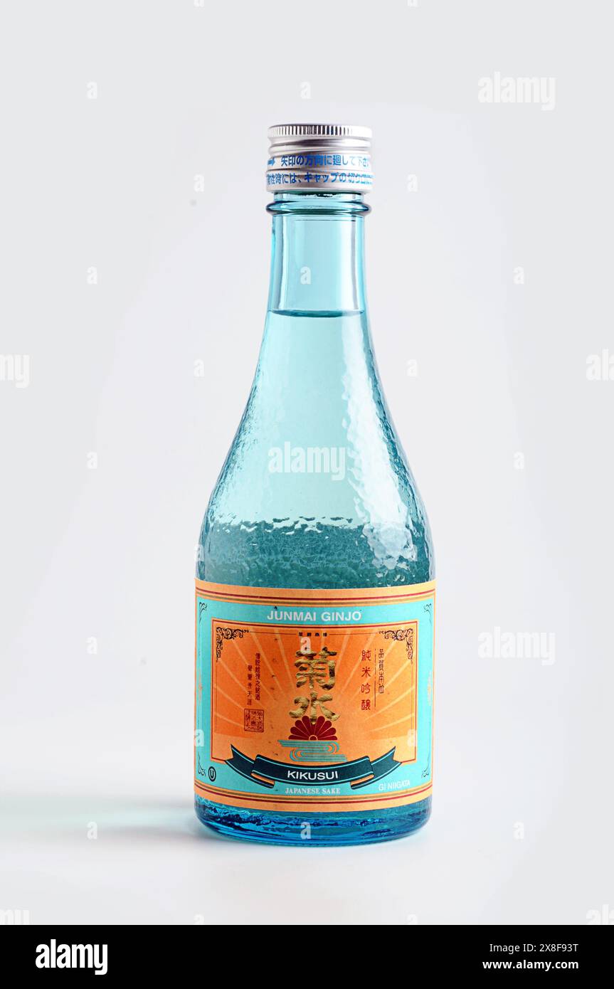 Flasche Japanischer Sake Stockfoto