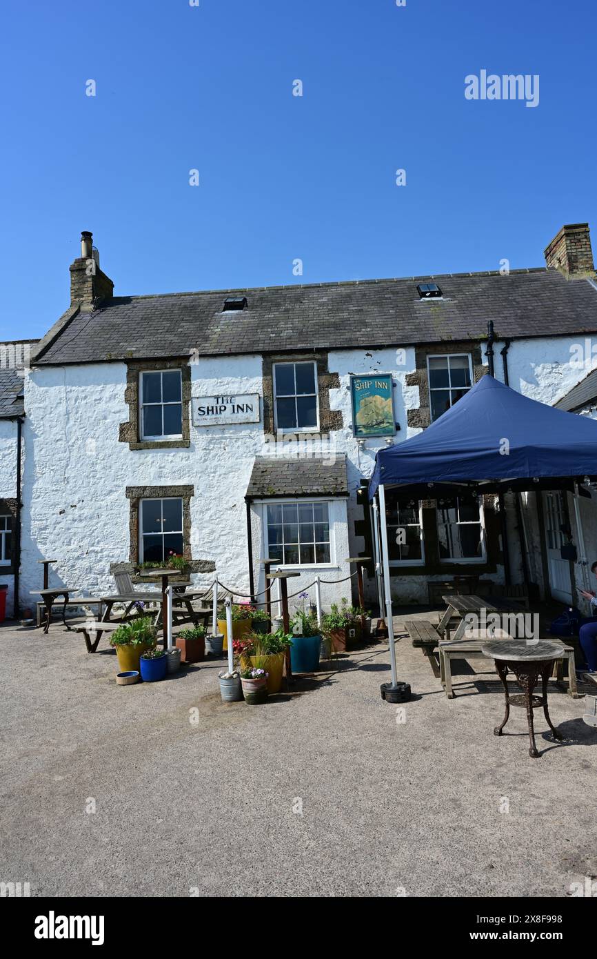 Das Ship Inn, Low Newton am Meer, Newton Haven, Northumberland Stockfoto