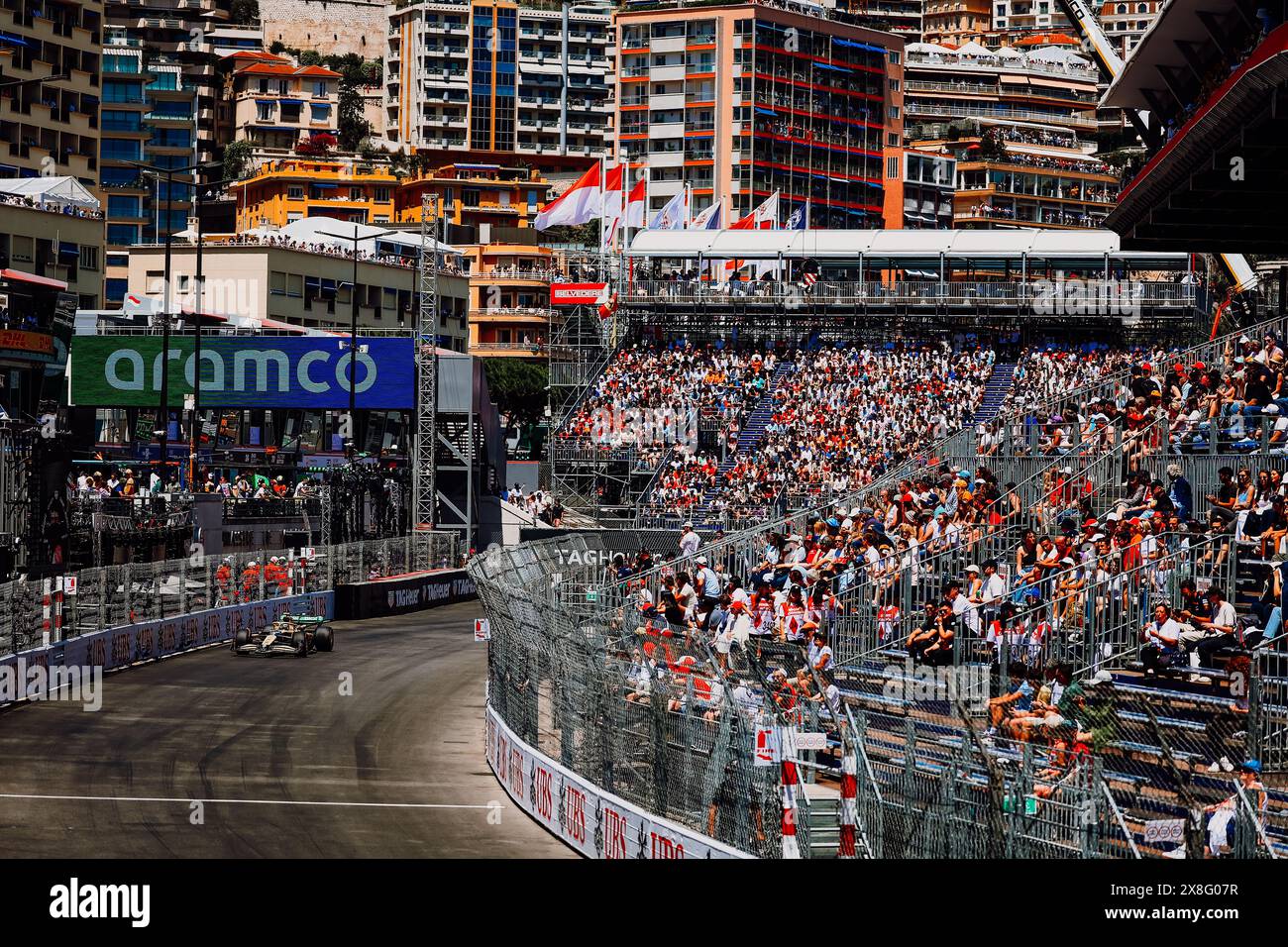 © SPORTPIXPRESS/MAXPPP, Monaco. Mai 2024. FORMEL 1 GRAND PRIX DE MONACO norris (lando) - (mclaren f1) in Aktion während des freien Trainings 3 Credit: MAXPPP/Alamy Live News Stockfoto