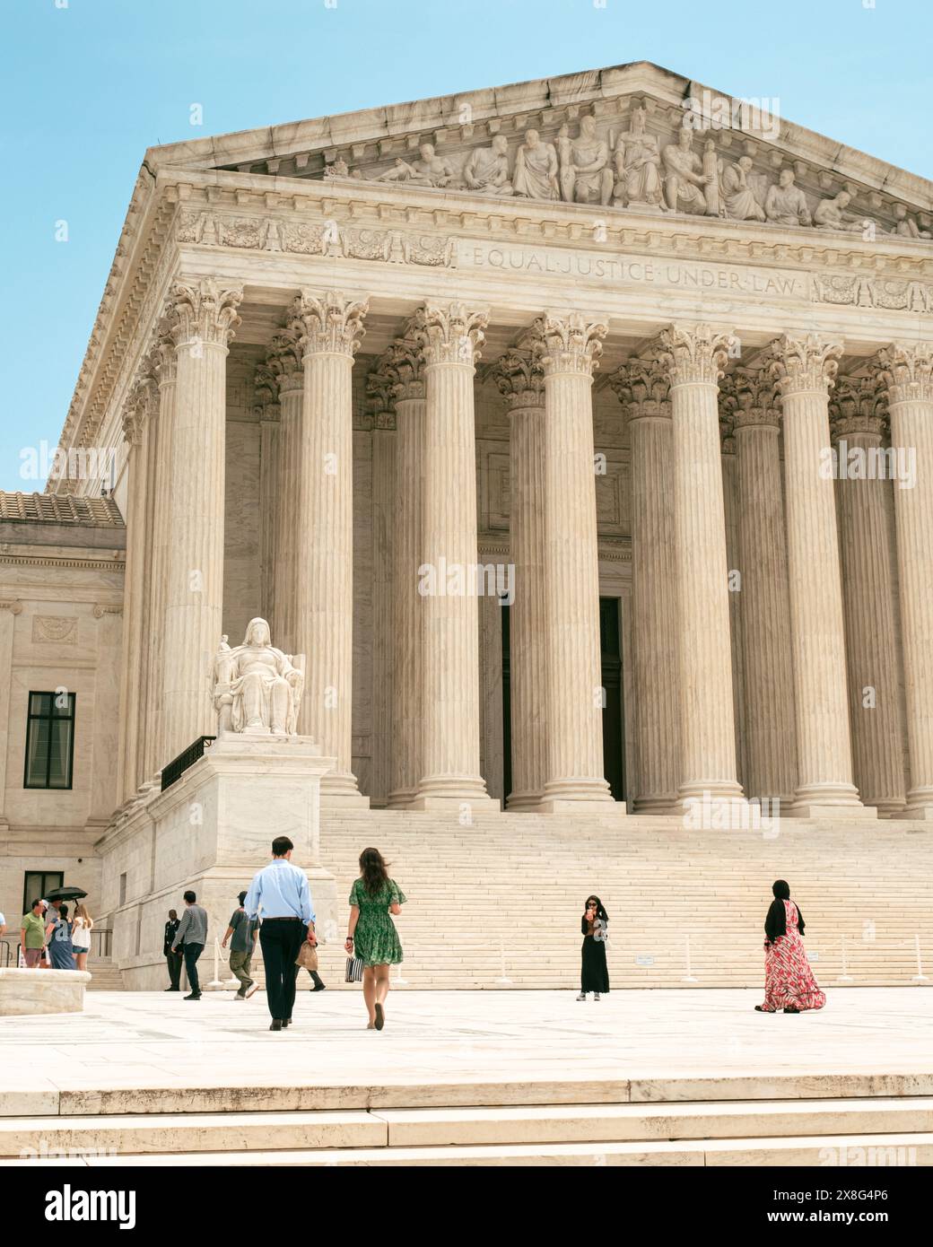 Der oberste Gerichtshof der Vereinigten Staaten in Washington, DC Stockfoto