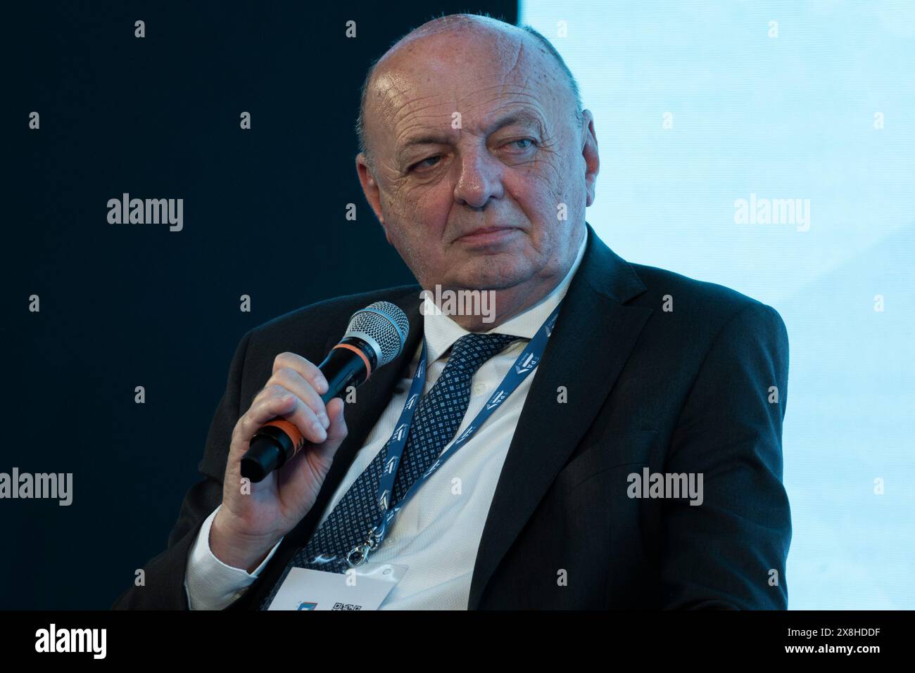 Rom, Italien. Im Foto Gilberto Pichetto Fratin (Minister für Umwelt und Energiesicherheit). NUR REDAKTIONELLE VERWENDUNG! NICHT FÜR KOMMERZIELLE ZWECKE! Stockfoto
