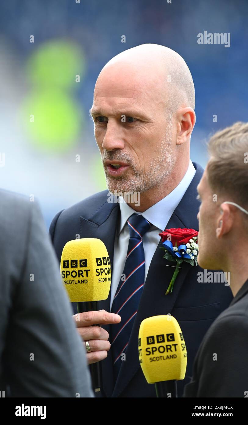 Hampden Park. Glasgow. Schottland, Großbritannien. Mai 2024. Celtic vs Rangers Scottish Cup Finale. Rangers Manager Philippe Clement Credit: eric mccowat/Alamy Live News Stockfoto