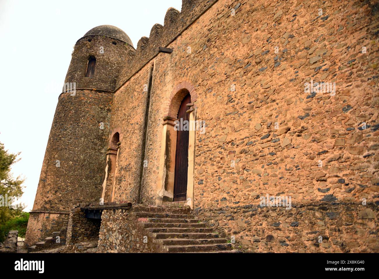 ÄTHIOPIEN - Fasilides Castle, Kaiserliche Stadt Gondar Stockfoto