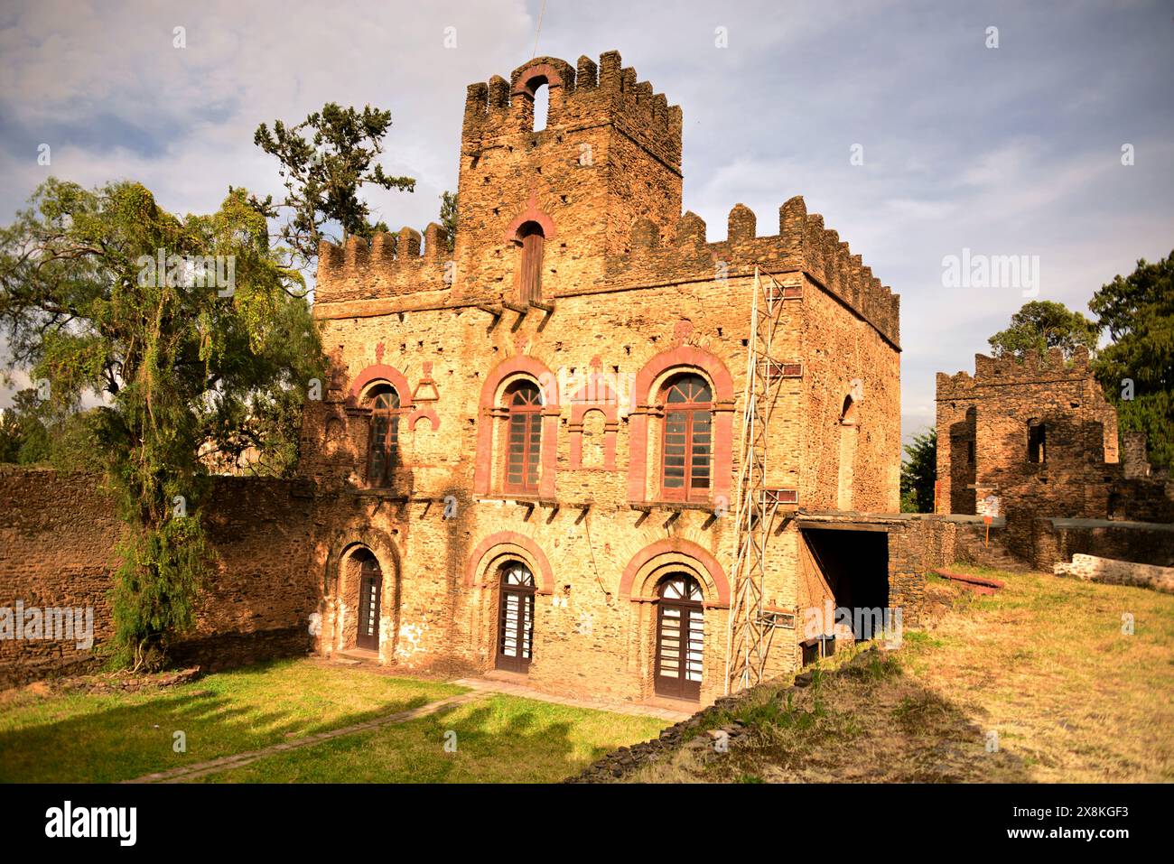 ÄTHIOPIEN - Fasilides Castle, Kaiserliche Stadt Gondar Stockfoto