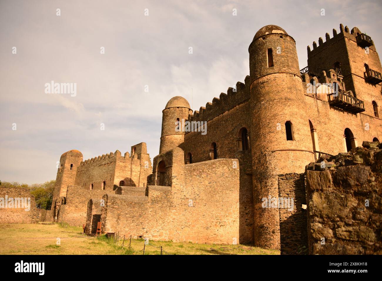 ÄTHIOPIEN - Fasilides Castle, Kaiserliche Stadt Gondar Stockfoto