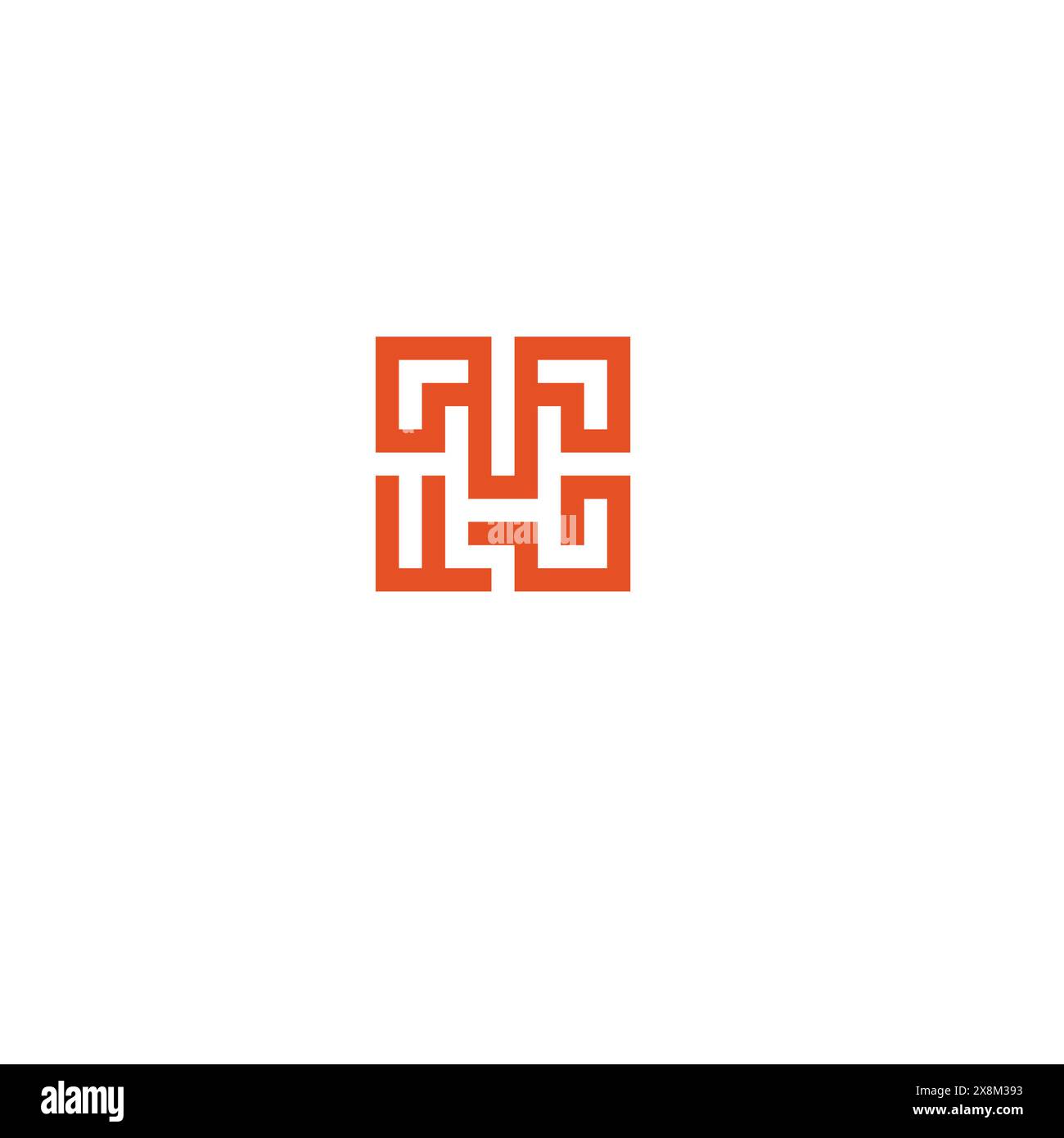 FTG-Logo mit Letter Monogramm Stock Vektor