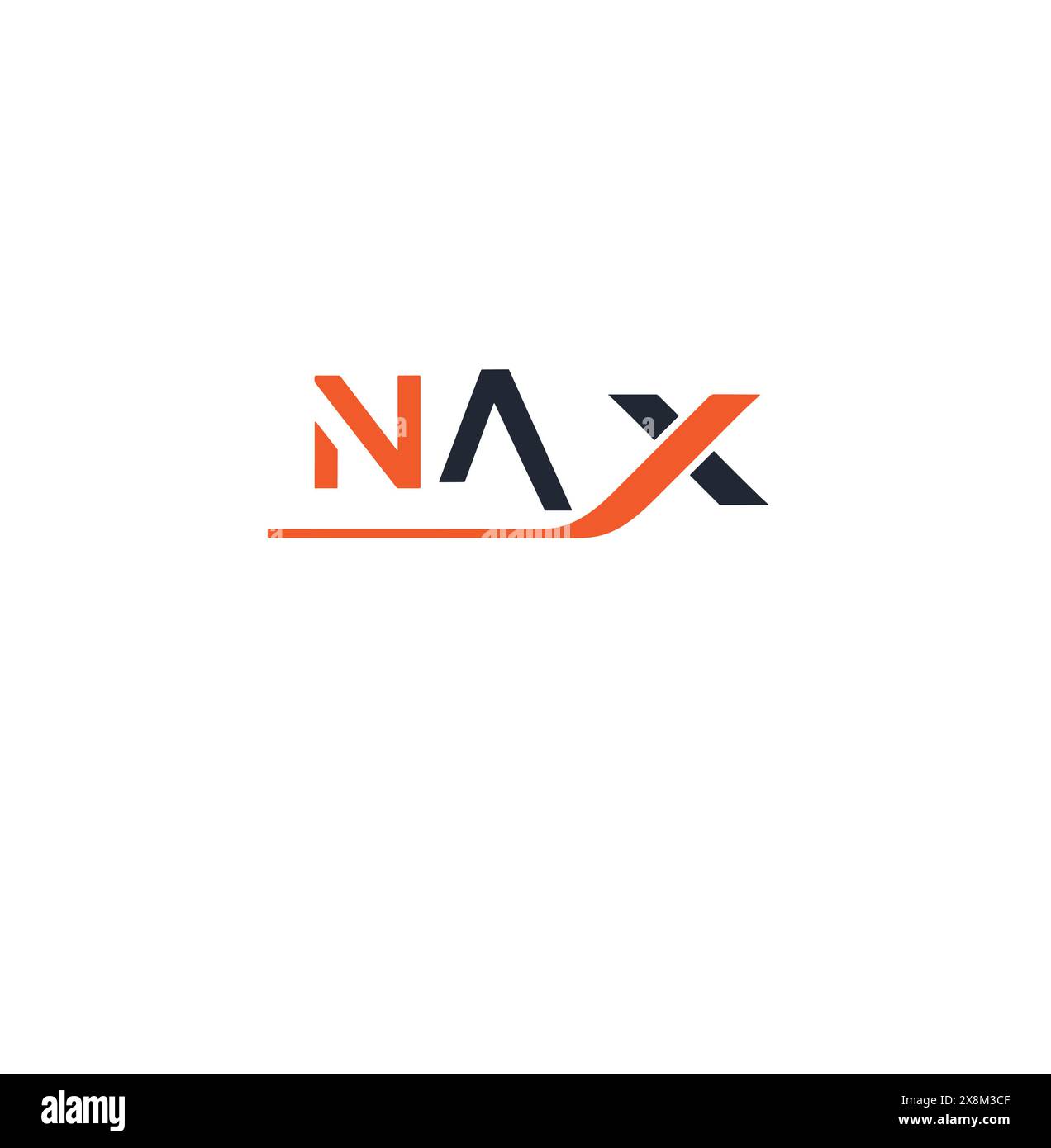 nax-Logo Stock Vektor