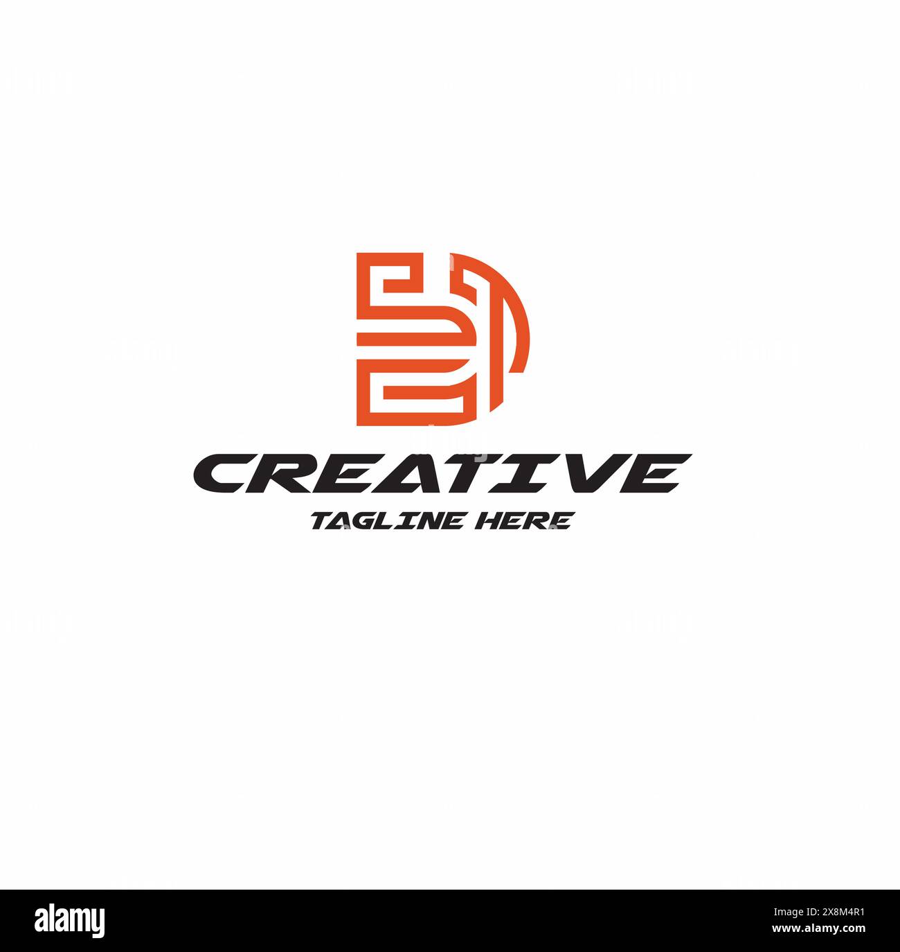 Design mit stg Letter-Logo Stock Vektor
