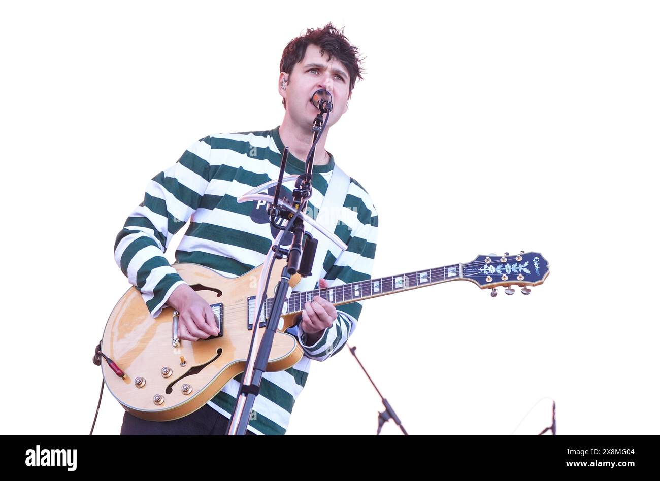 Ezra Koenig von Vampire Weekend während des BBC Radio1 Big Weekend im Stockwood Park, Luton. Bilddatum: Sonntag, 26. Mai 2024. Stockfoto