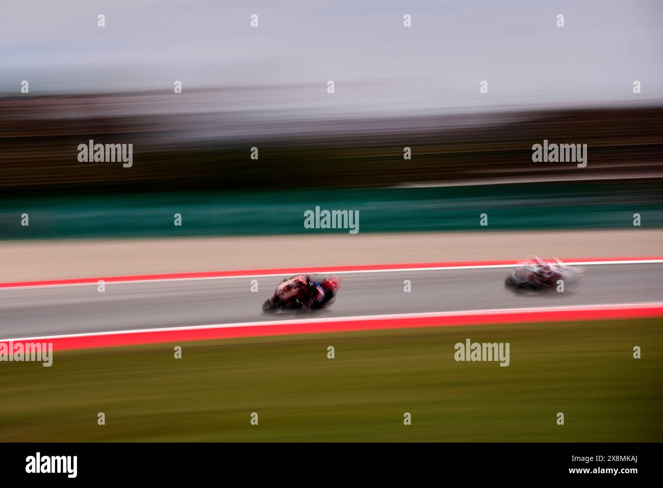 Barcelona, Spanien. Mai 2024. Daniel Munoz aus Spanien von Pertamina Mandalika betreibt das Team mit Kalex während des Qualifyings für Moto2 Gran Premi Energi Monster de Catalunya 2024 auf dem Circuit de Barcelona-Catalunya in Barcelona. Quelle: DAX Images/Alamy Live News Stockfoto