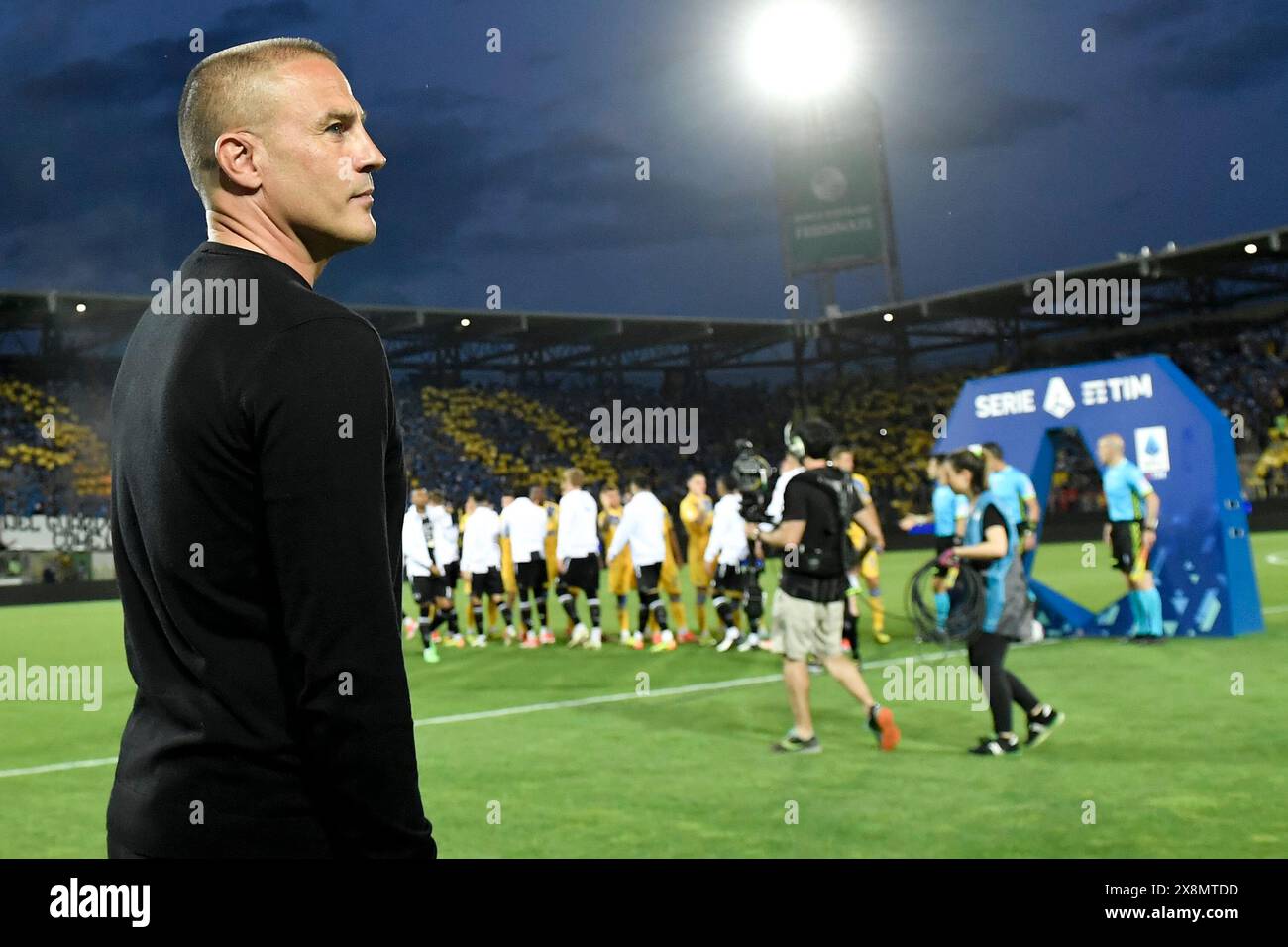 Frosinone, Italien. Mai 2024. Fabio Cannavaro Cheftrainer von Udinese Calcio während des Fußballspiels der Serie A zwischen Frosinone Calcio und Udinese Calcio im Benito Stirpe Stadion in Frosinone (Italien), 26. Mai 2024. Quelle: Insidefoto di andrea staccioli/Alamy Live News Stockfoto