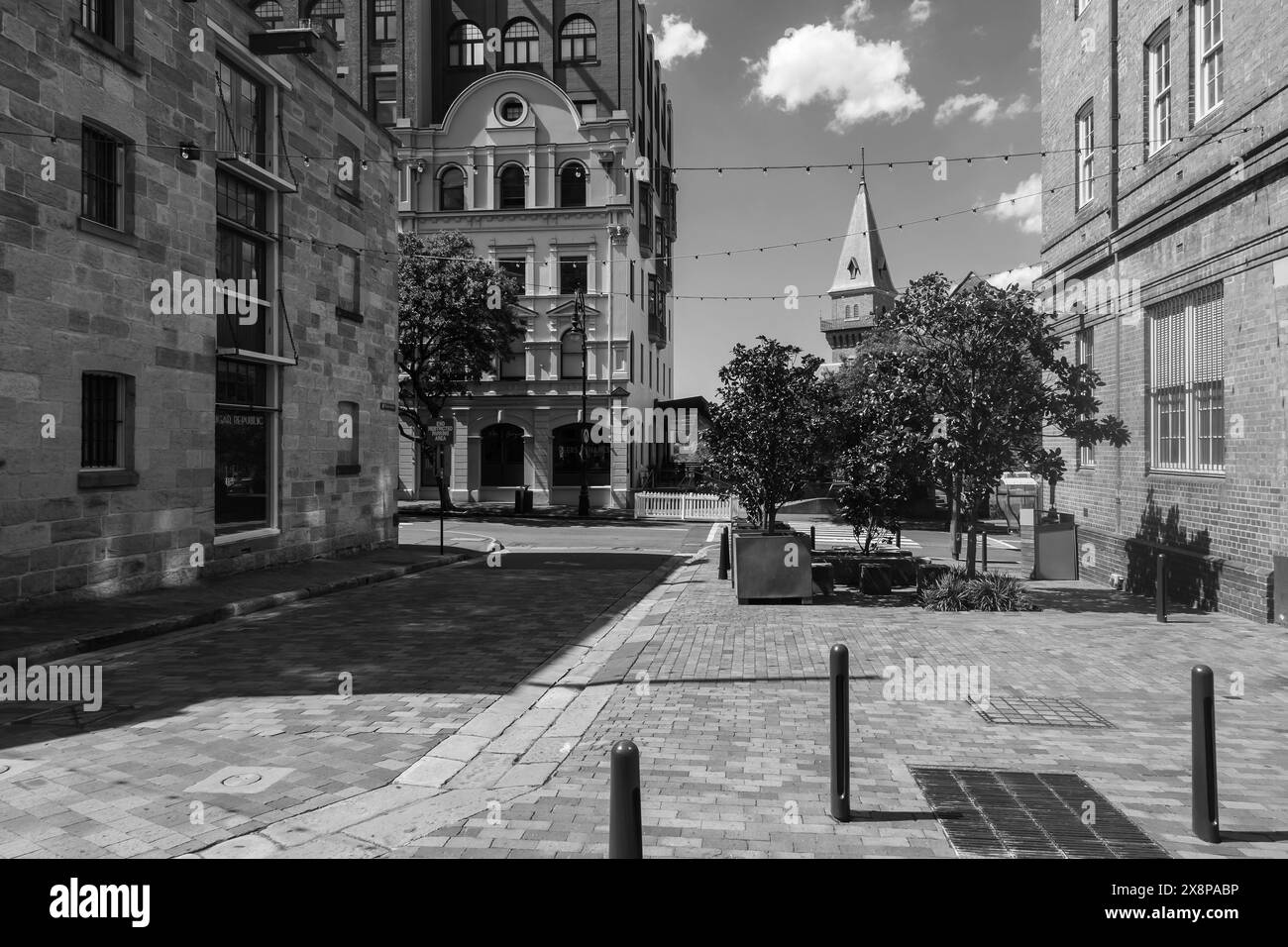 Sydney, Australien. Montag, 4. Oktober 2021. Das zentrale Geschäftsviertel von Sydney ist immer noch sehr ruhig, da Sydney sich auf die Wiedereröffnung vorbereitet, sobald es zu 70 Prozent voll ist Stockfoto