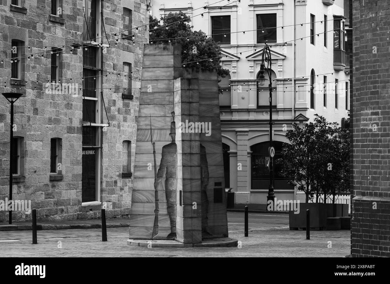 Sydney, Australien. Montag, 4. Oktober 2021. Das zentrale Geschäftsviertel von Sydney ist immer noch sehr ruhig, da Sydney sich auf die Wiedereröffnung vorbereitet, sobald es zu 70 Prozent voll ist Stockfoto