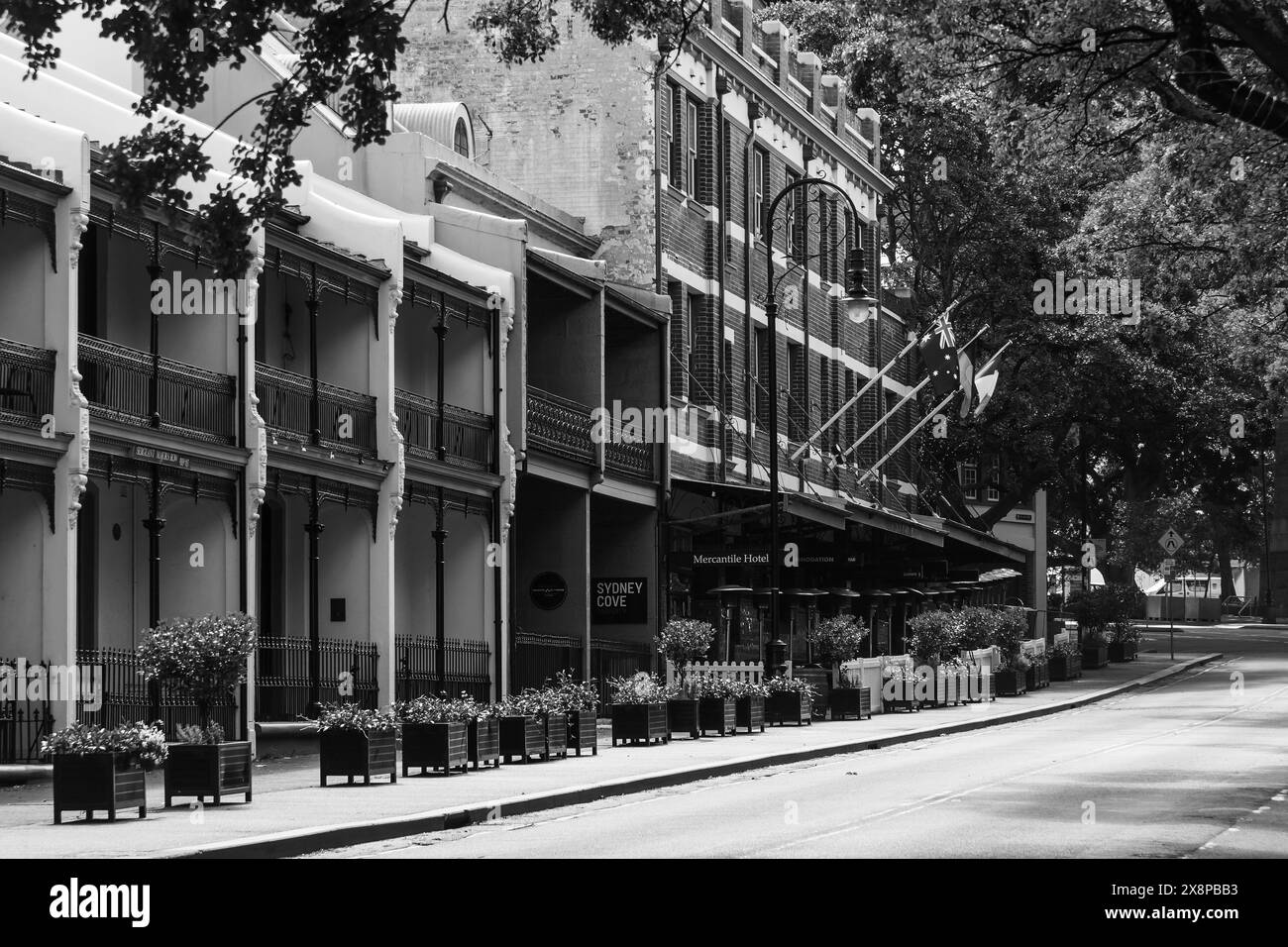 Sydney, Australien. Montag, 4. Oktober 2021. Das zentrale Geschäftsviertel von Sydney ist immer noch sehr ruhig, da Sydney sich auf die Wiedereröffnung vorbereitet, sobald es zu 70 Prozent voll ist Stockfoto