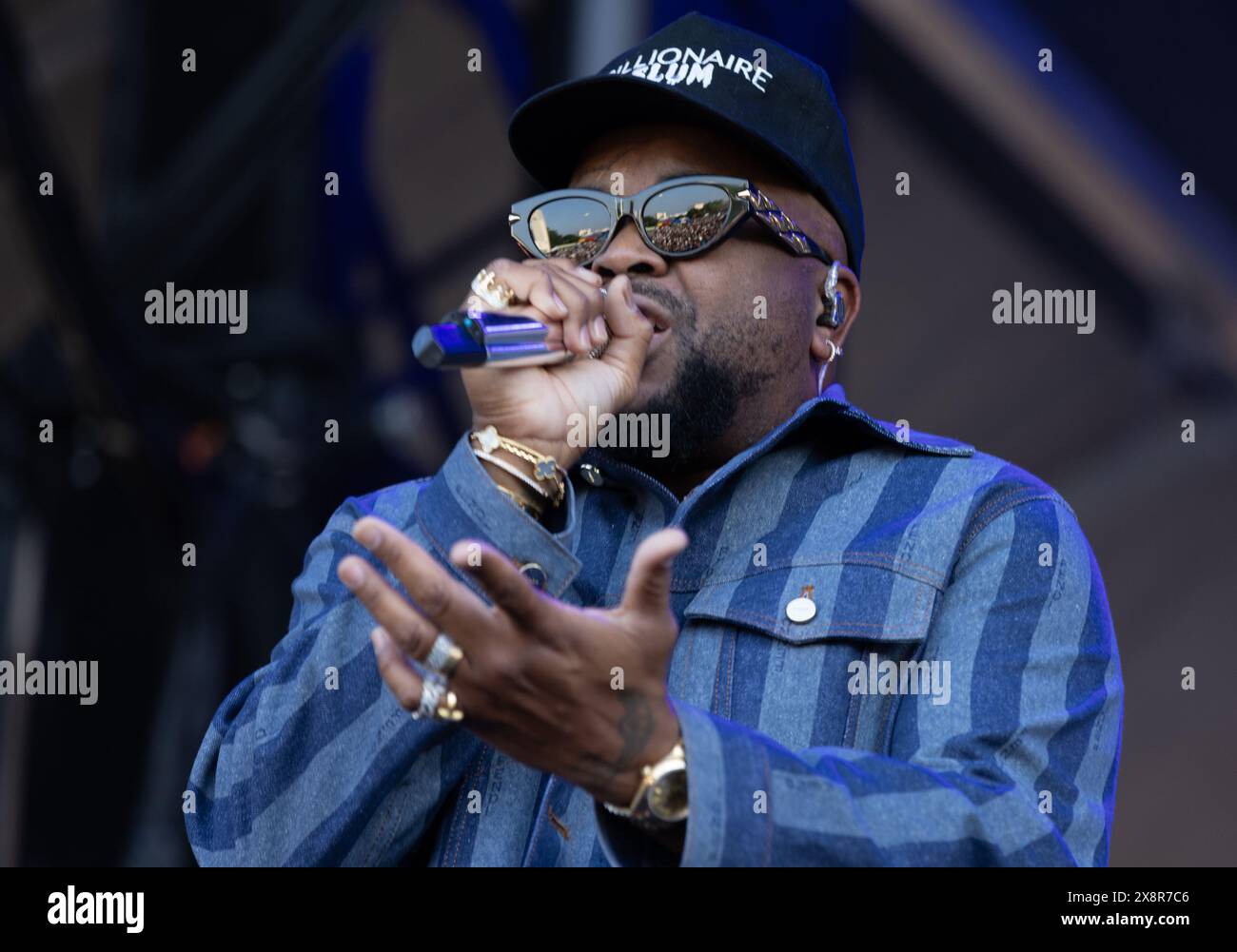 The Dream tritt am 26. Mai 2024 beim Twogether Land Festival im Fair Park in Dallas, Texas auf. (Fotos: Stephanie Tacy/SIPA USA) Stockfoto