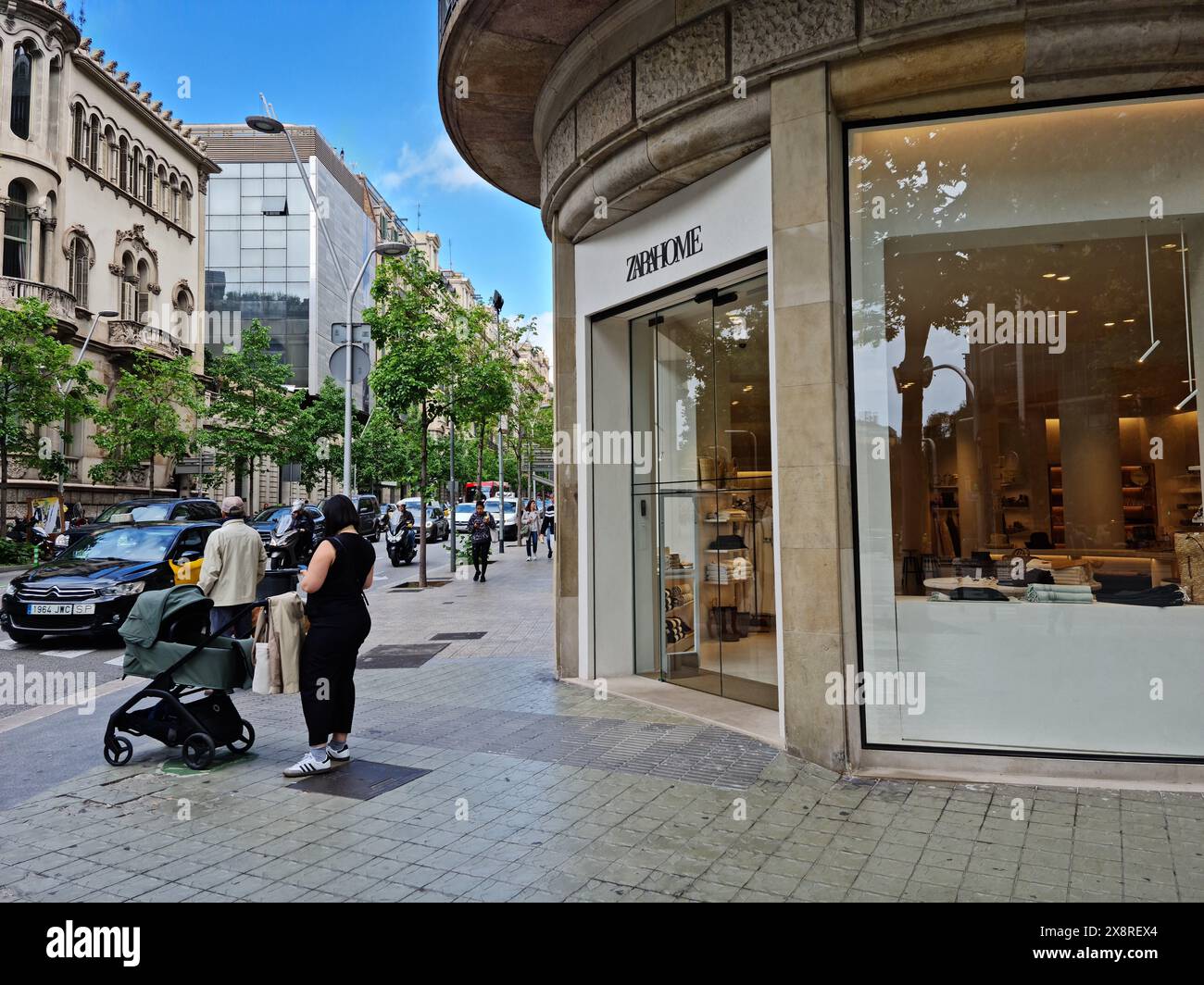 Zara Home Store. Barcelona, Katalonien, Spanien. Stockfoto