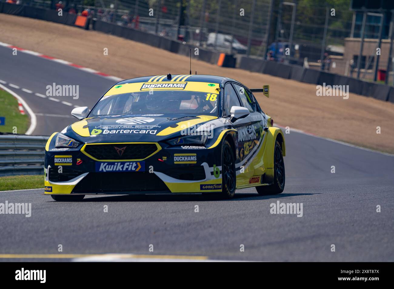 Dayl Deleon 18 Unlimited Motorsport Round 4 Brands Hatch Indy während der BTCC British Touring Car Championship in Brands Hatch Indy, Longfield, Engla Stockfoto