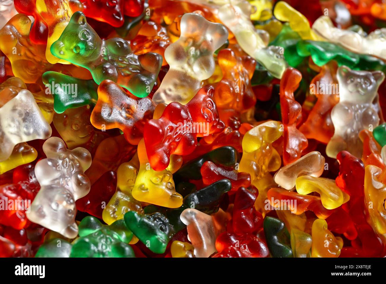 Süßigkeiten Gummibären Stockfoto