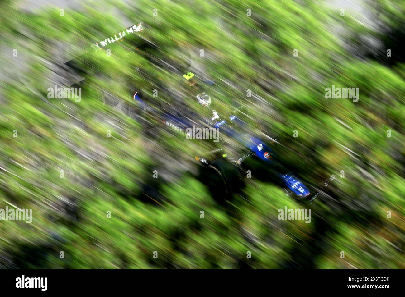 Logan Sargeant von Williams Racing auf der Rennstrecke während des F1 Grand Prix von Monaco am 26. Mai 2024 in Monte-Carlo, Monaco. Stockfoto