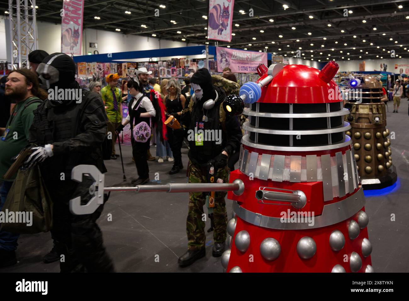 Daleks von der Comic Con London Stockfoto