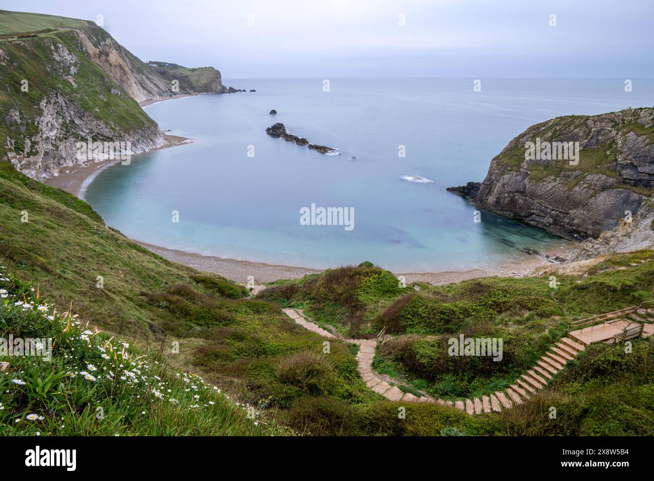Man O'war Beach, St. Oswalds Bay, Durdle Door, Dorset, England Stockfoto