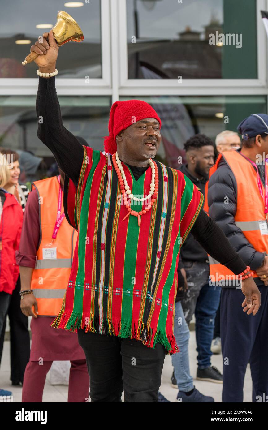 Afrika-Tag (früher Afrikanischer Freiheitstag und Afrikanischer Befreiungstag) ist die jährliche Gedenkfeier zur Gründung der Organisation der Afrikanischen Einheit Stockfoto