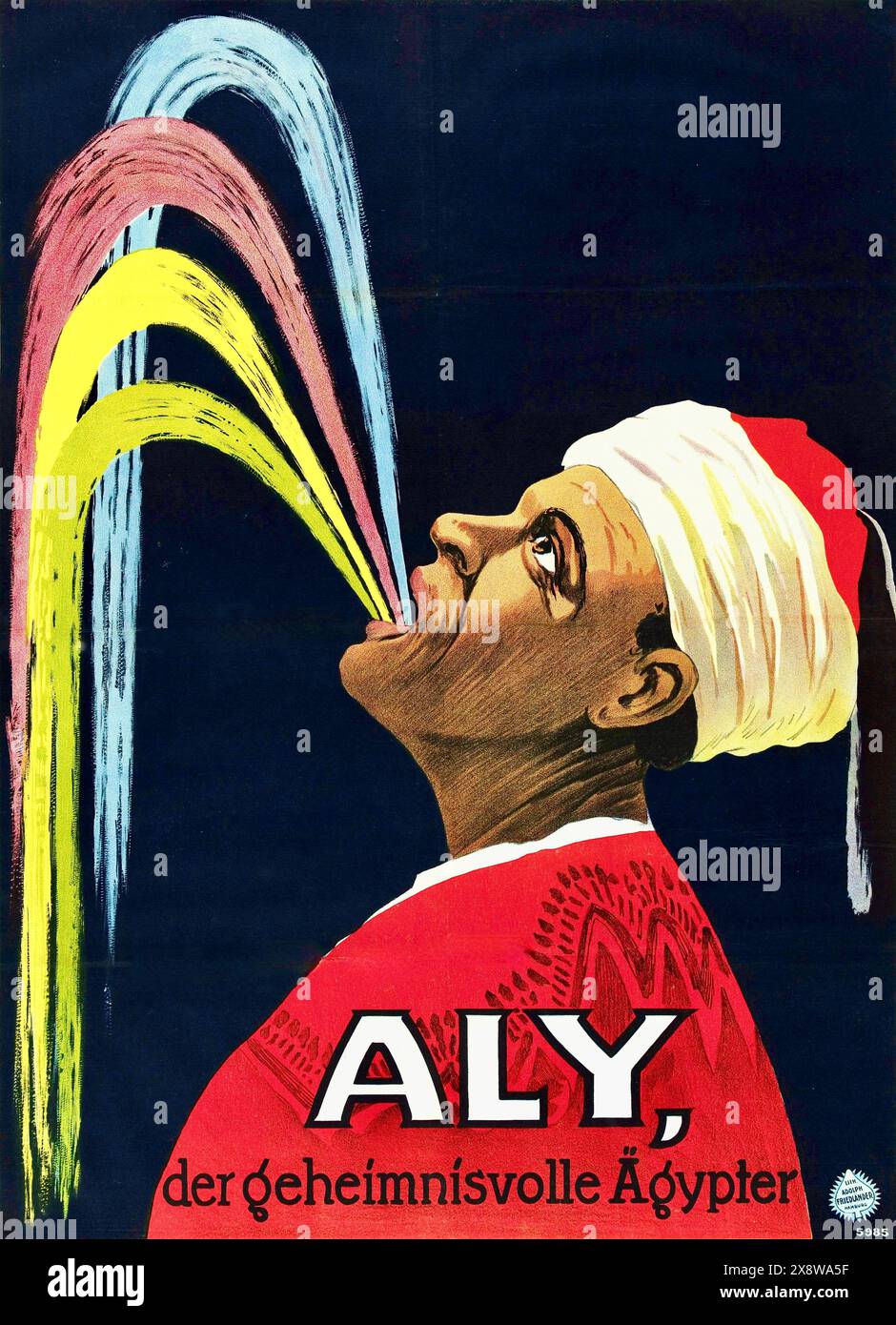 Aly - Der Geheimnisvolle Ägypter - 1913 Stockfoto