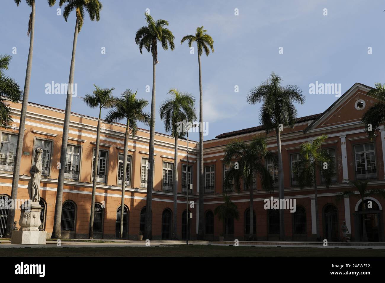 Das Nationalarchiv Brasiliens Gebäude. Bundesanstalt wurde 1838 als Imperial Public Archives gegründet – Rio de Janeiro, Brasilien 05.24.2024. Stockfoto