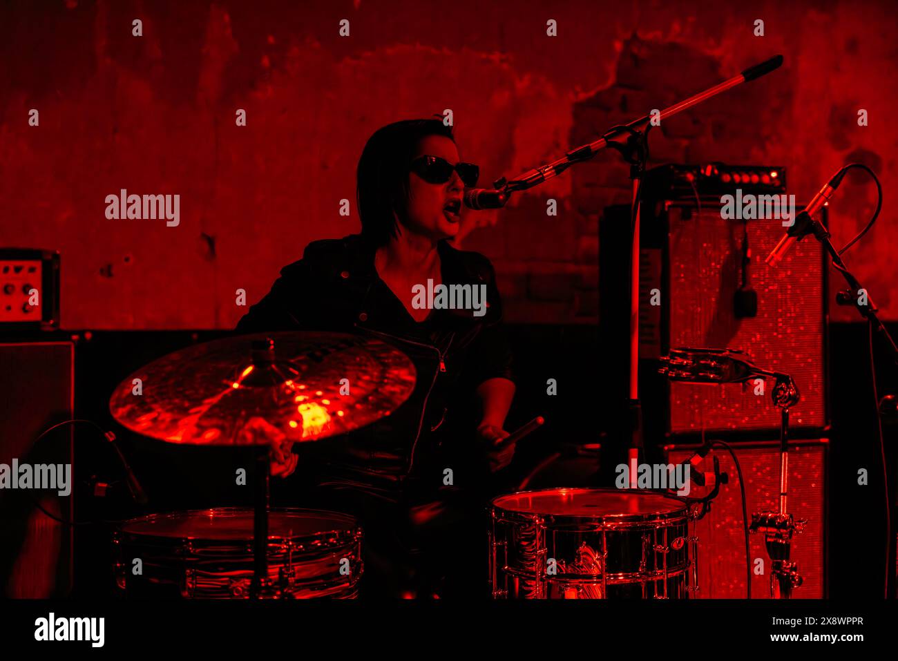 Mailand, Italien, 23. April 2024. Das italienische Rockduo The Devils tritt live im Arci Bellezza in Mailand auf. Credits: Maria Laura Arturi/Alamy Live News Stockfoto