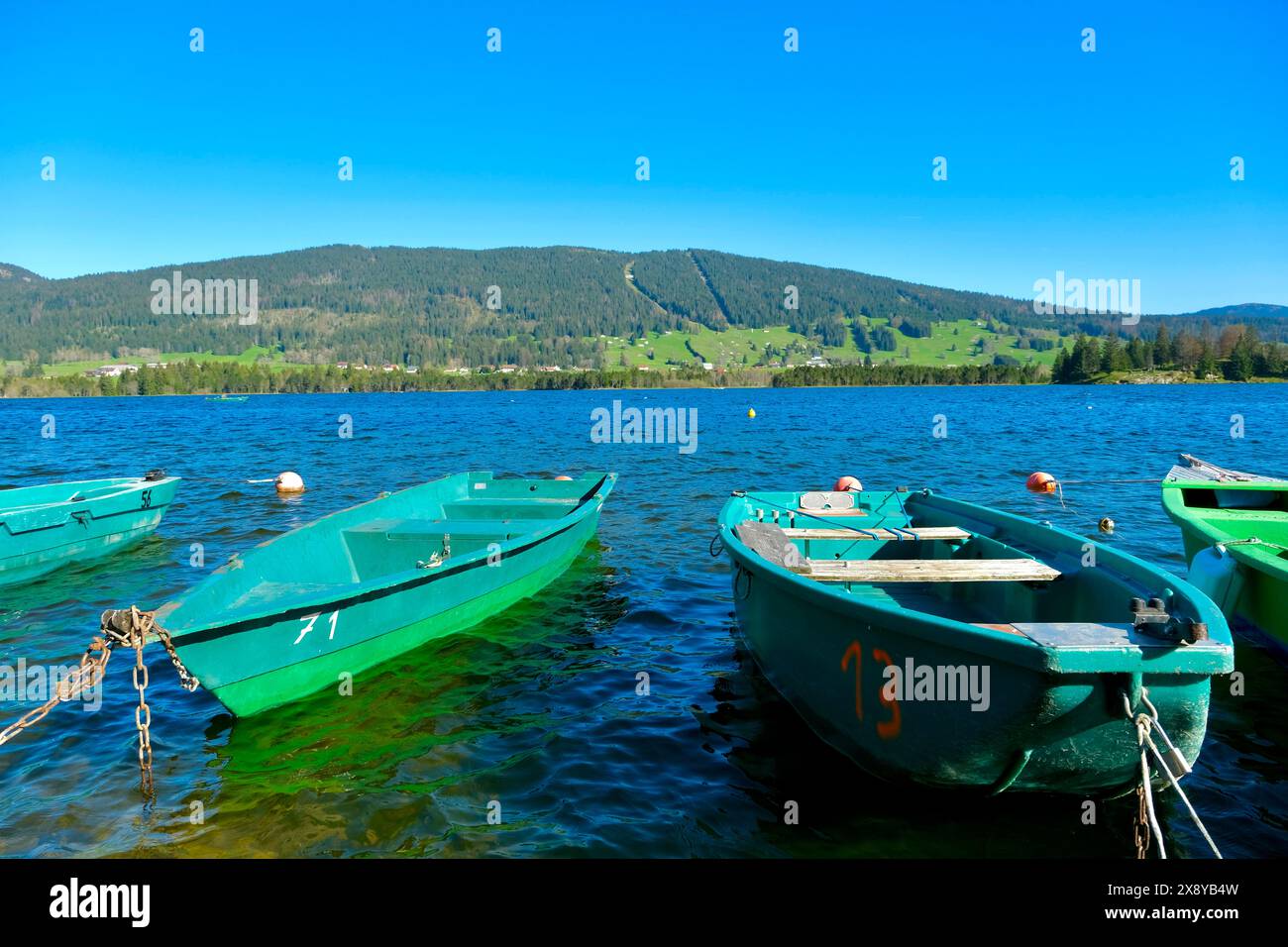 Frankreich, Jura, Les Rousses, Lac des Rousses Stockfoto