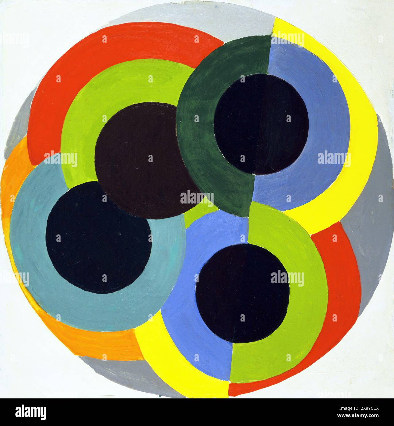 KUNST - Gemälde von Robert Delaunay (Französisch, 1885-1941) - Disks (1930-1933) Stockfoto