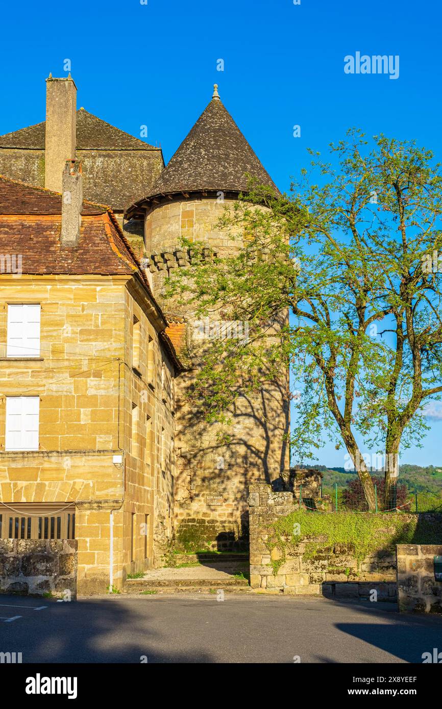 Frankreich, Lot, Lacapelle-Marival, Etappe auf dem Rocamadour-Weg (GR 6), Variante des Weges Le Puy (oder Via Podiensis) Richtung Santiago de Compostela, 15 Stockfoto