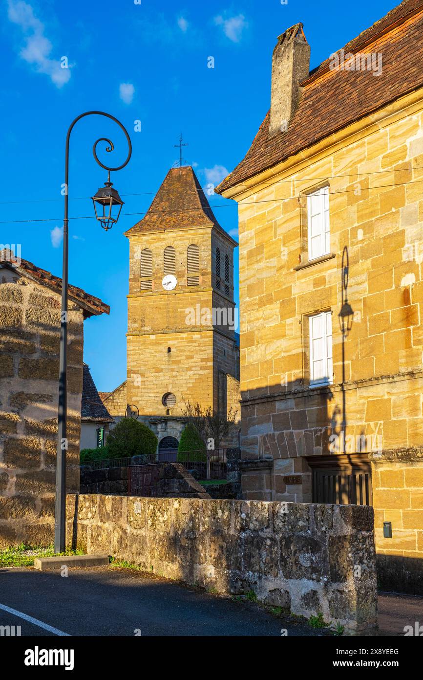 Frankreich, Lot, Lacapelle-Marival, Etappe auf dem Rocamadour-Weg (GR 6), Variante des Weges Le Puy (oder Via Podiensis) in Richtung Santiago de Compostela Stockfoto