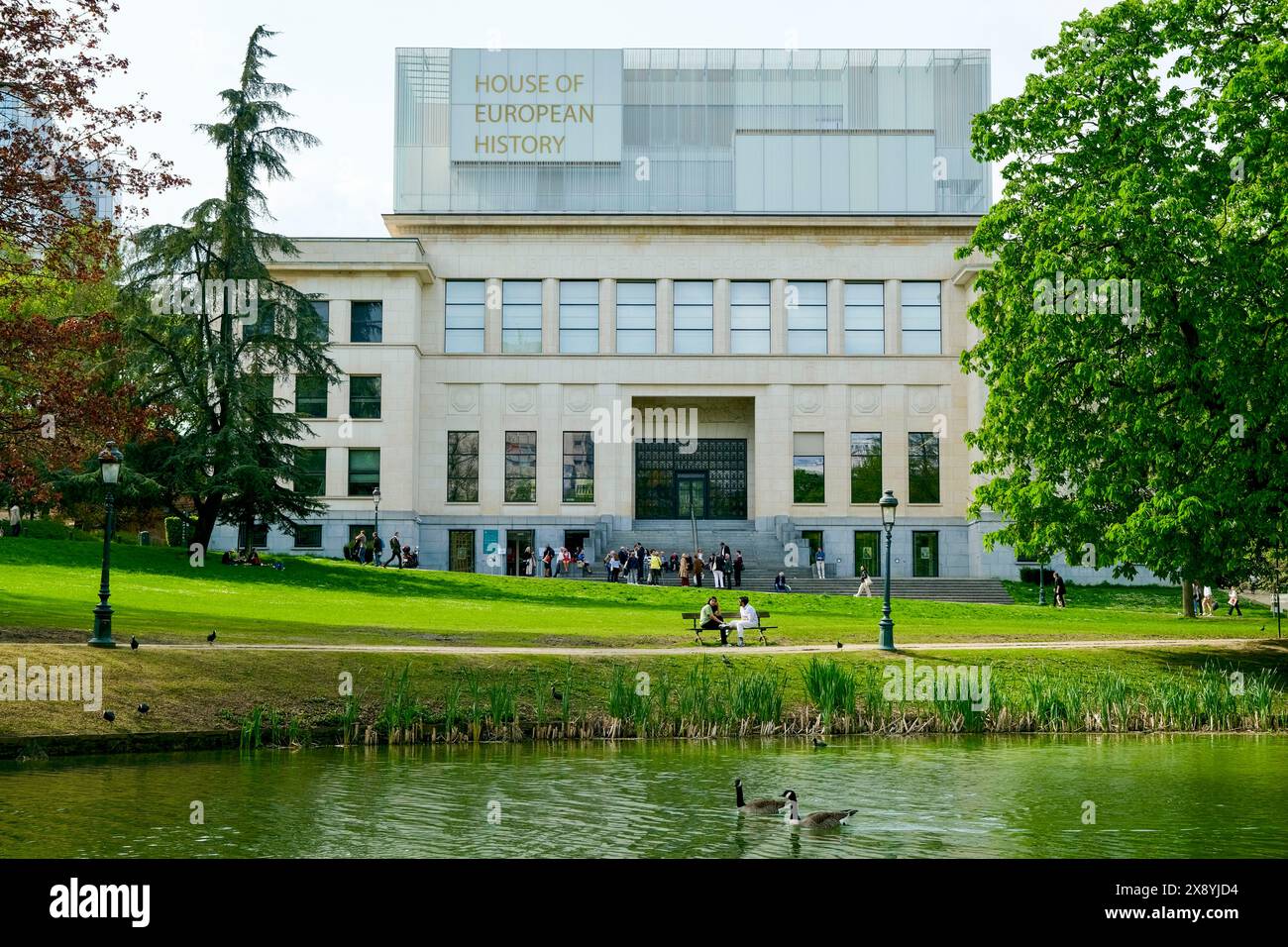 Belgien, Brüssel, Europäisches Viertel, Leopold Park, Haus der Europäischen Geschichte Stockfoto