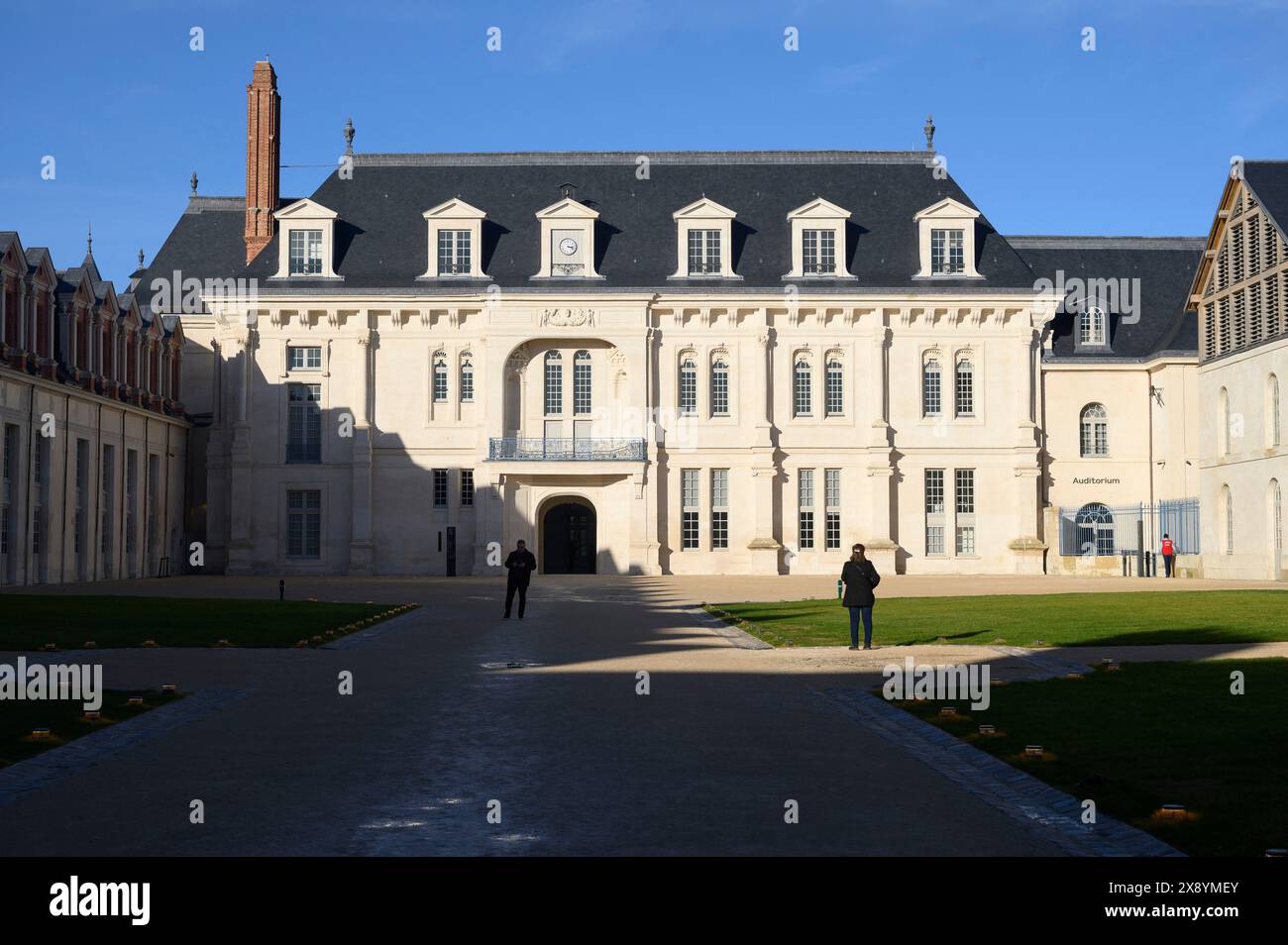 Frankreich, Hauts-de-France, Aisne (02), Villers-Cotterêts, Cité de la Langue Francaise Stockfoto