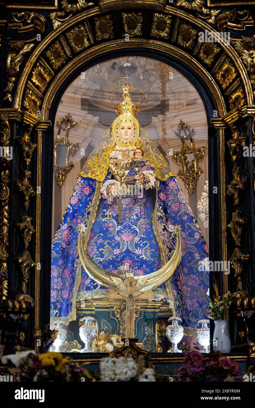 Spanien, Andalusien, Carcabuey, Naturpark de La Sierra Subbetica, Virgen del castillo Stockfoto