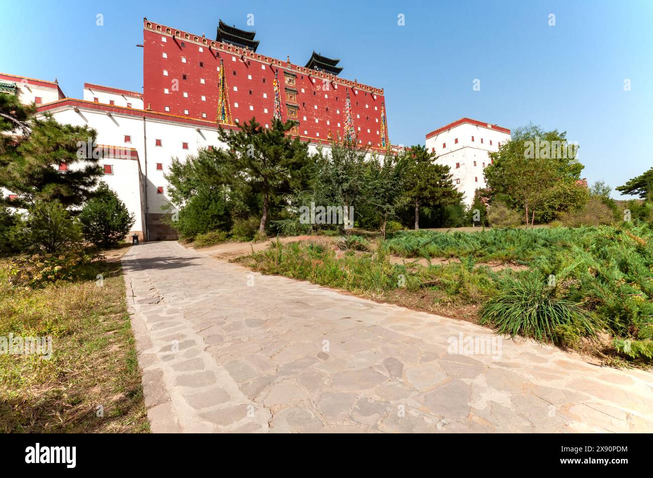 Putuo Zongcheng buddhistischer Tempel in Chengde, Hebei, China Stockfoto