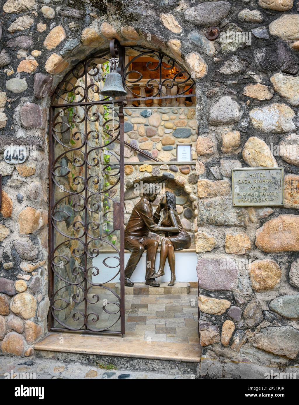Casa Kimberly, ein luxuriöses Boutique-Hotel in Puerto Vallarta, Mexiko. Stockfoto